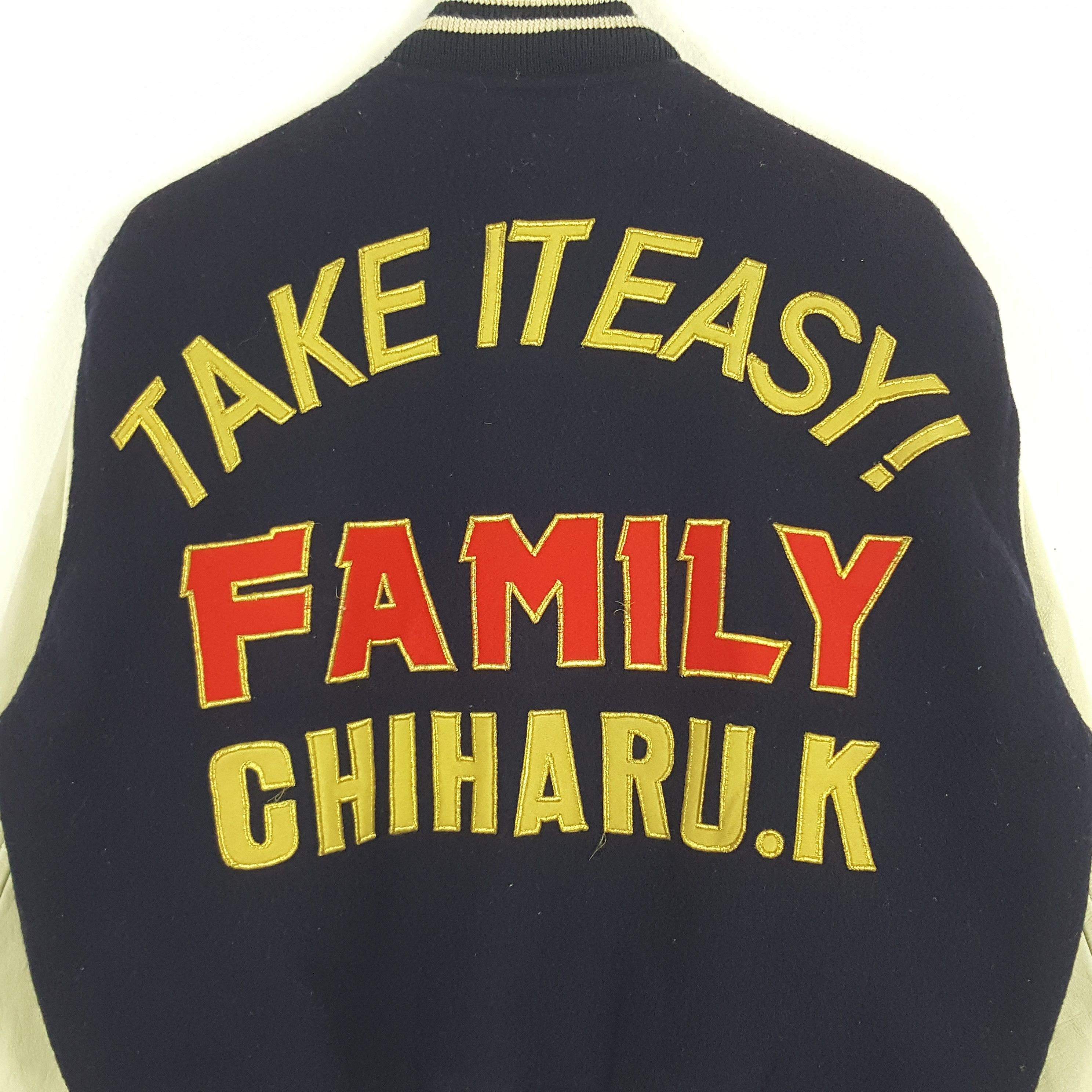 Daytona × Vintage Vintage Daytona Family Chiharu.K Japanese Varsity Jacket Size US L / EU 52-54 / 3 - 2 Thumbnail