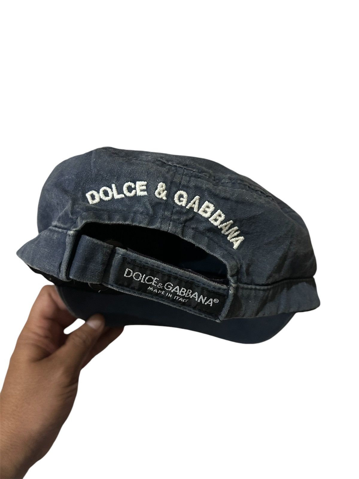 Dolce & Gabbana Dolce & Gabbana Distressed Patrol Cap Size ONE SIZE - 12 Thumbnail