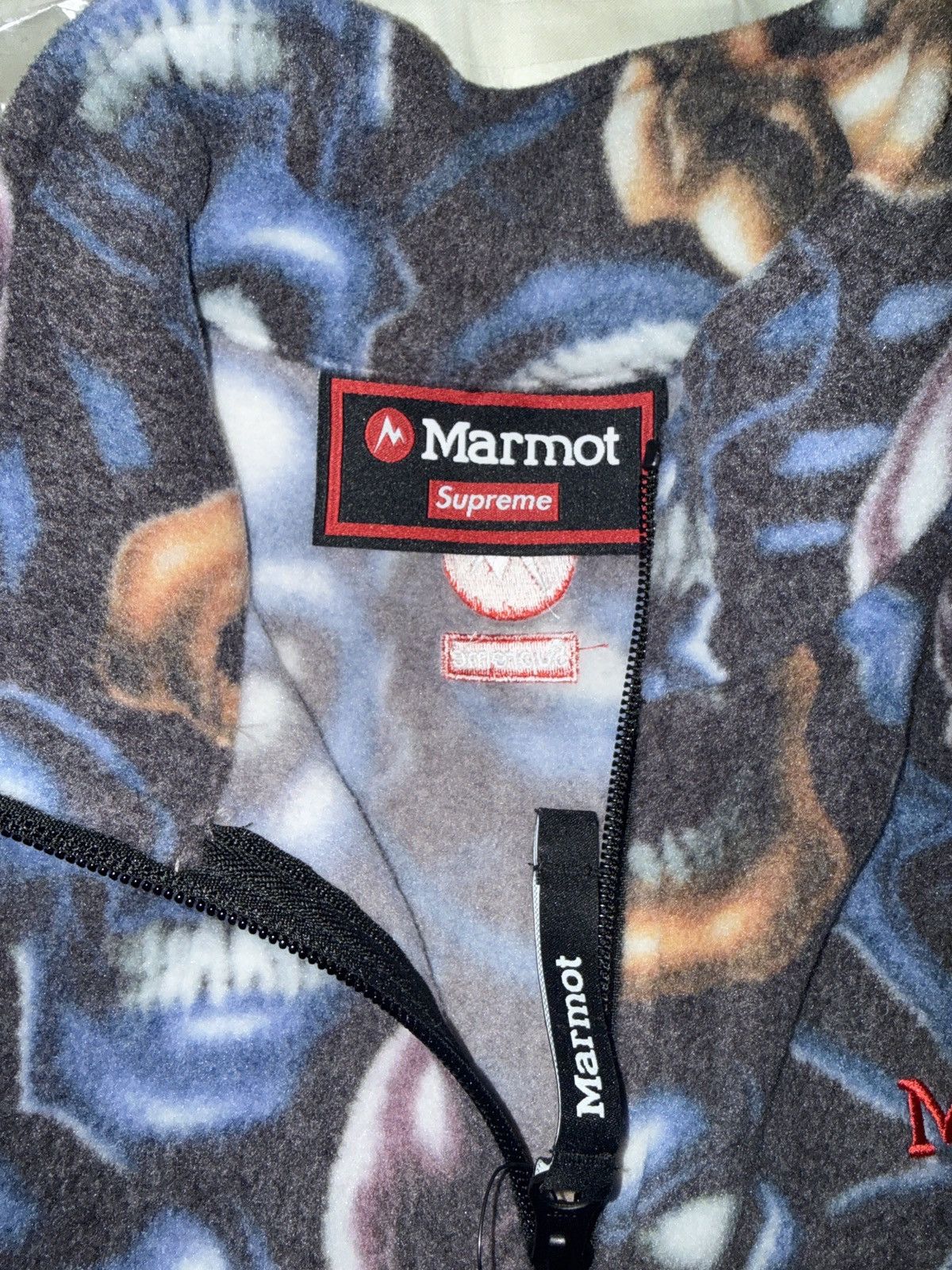 Supreme Supreme x Marmot Skull Pile Fleece Jacket Size US S / EU 44-46 / 1 - 3 Thumbnail