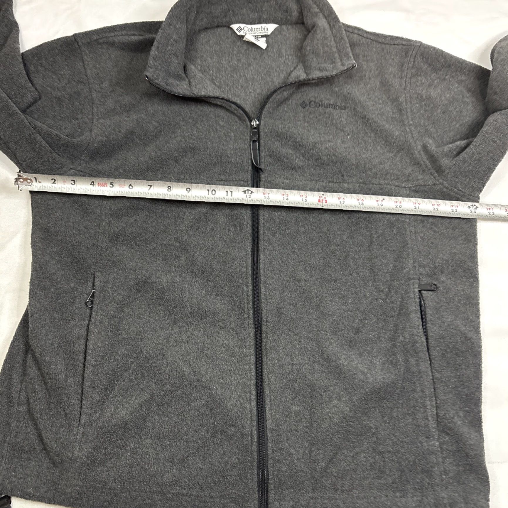 Vintage Columbia Full Zip Fleece Sweater Men L Gray Lightweight Mens Size US L / EU 52-54 / 3 - 4 Thumbnail