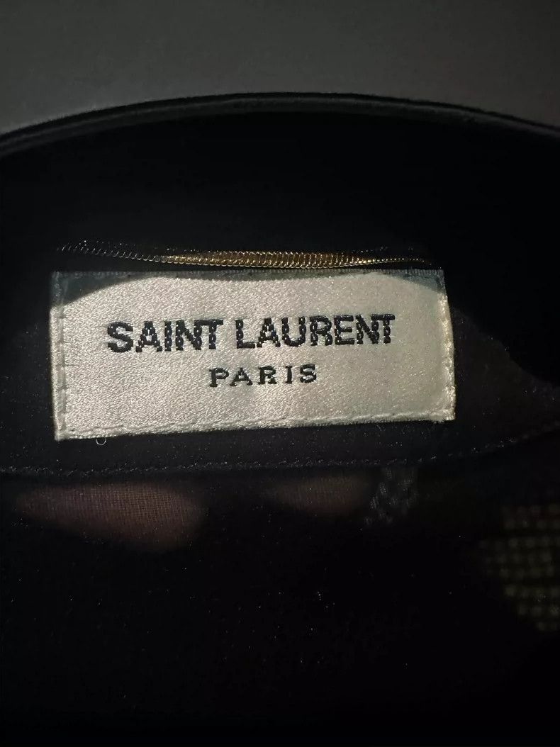 Saint Laurent Paris Saint Laurent Paris Saint Laurent Sheer Black Frill Blouse Size M / US 6-8 / IT 42-44 - 6 Thumbnail