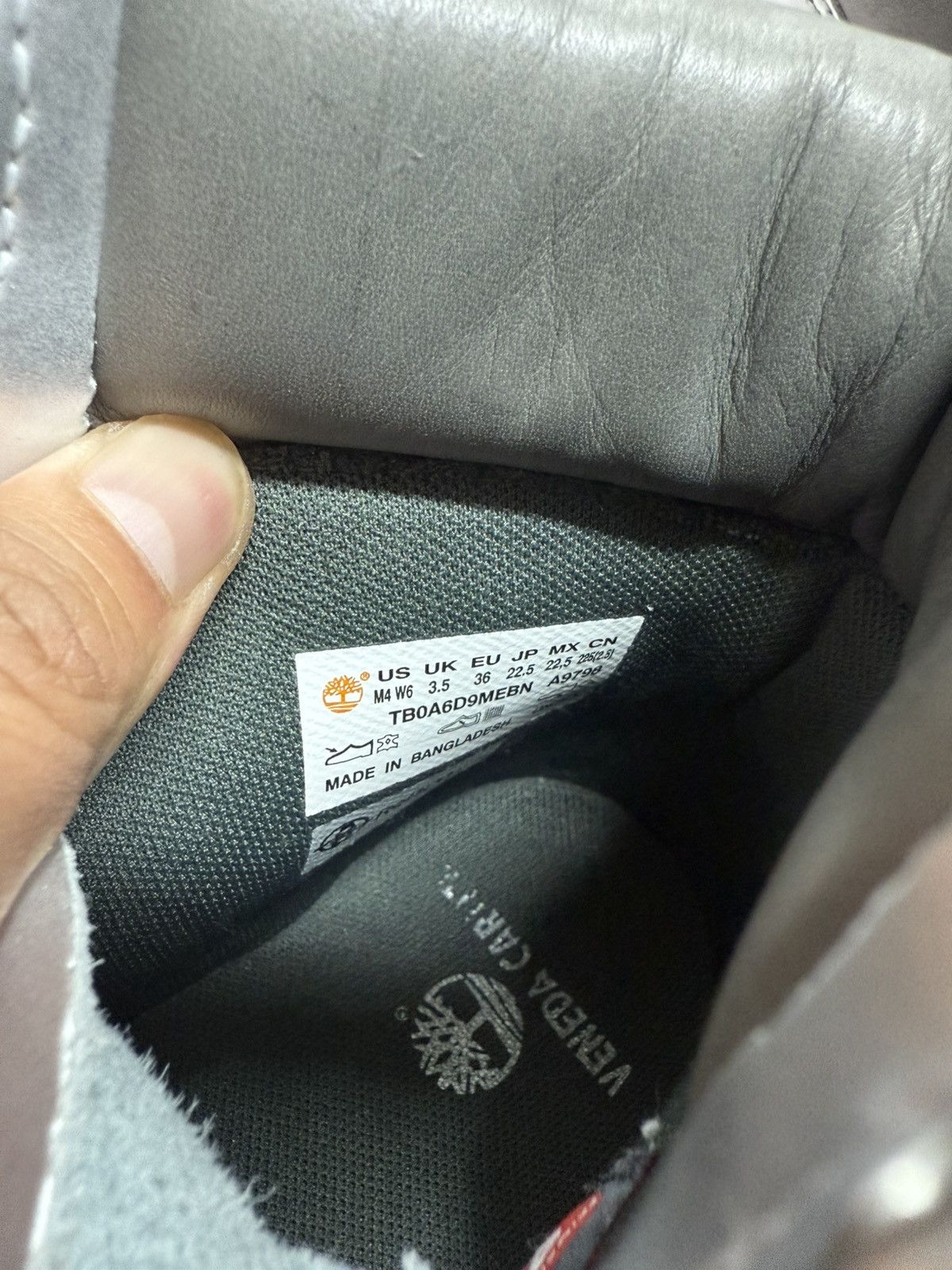 Timberland Veneda Carter x Timberland 6" Silver Boots Size 4 M/ 5.5W Size US 5.5 / IT 35.5 - 6 Thumbnail