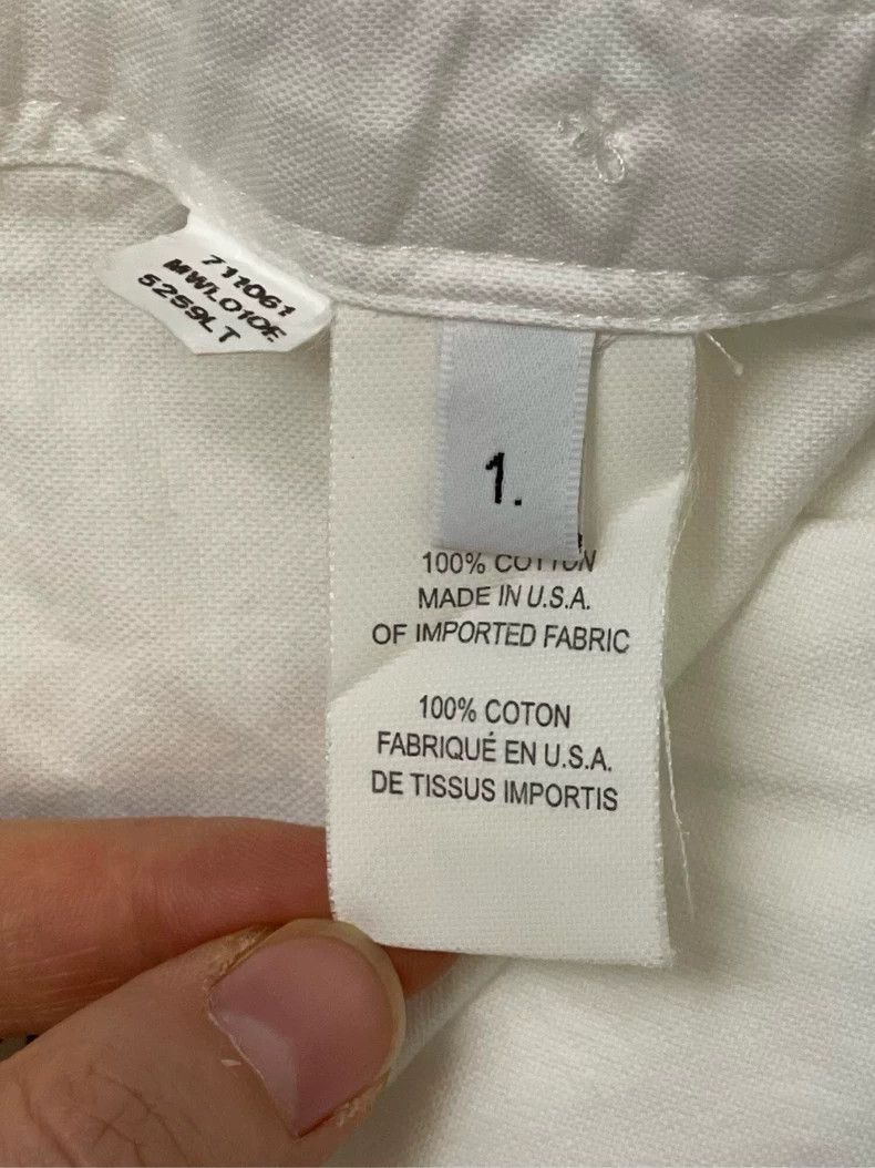 Thom Browne Thom browne White striped long-sleeved shirt 2504-Nextarrow Size US S / EU 44-46 / 1 - 8 Thumbnail