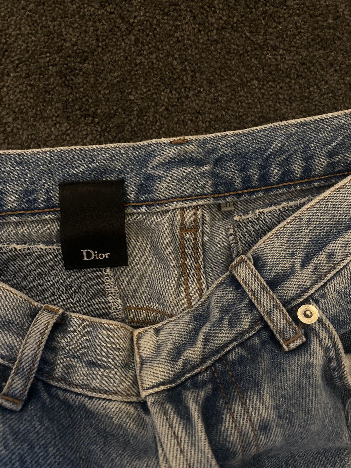 Dior Dior homme SS06 “rip repair” by Hedi Slimane Size US 31 - 10 Thumbnail