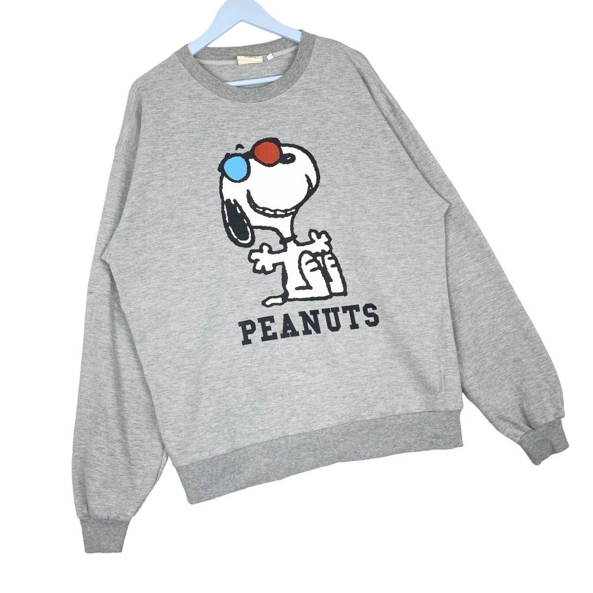 Peanuts Peanuts Big Logo Sweatshirt Crewneck Pullover Jumper Size US XL / EU 56 / 4 - 4 Thumbnail