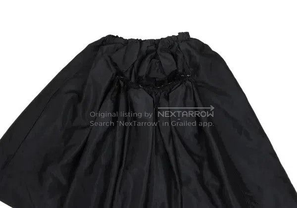 Comme des Garcons Comme Des Garcons size S Black vintage slashed half skirt Size 23" - 5 Thumbnail