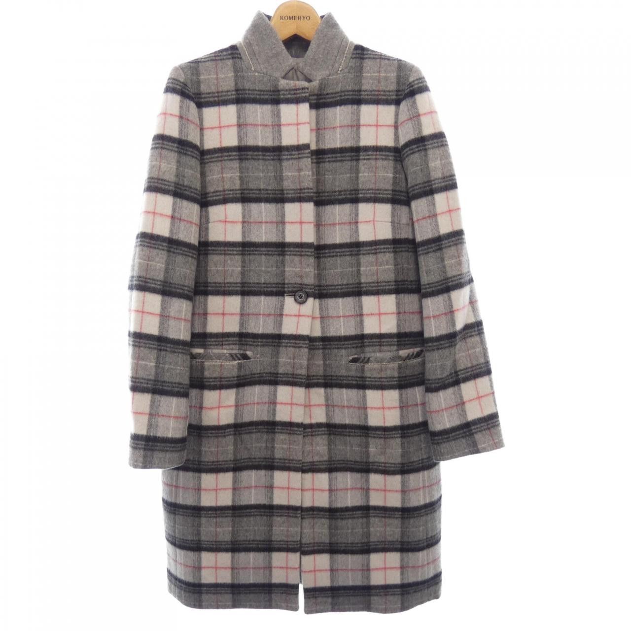 Other Other Blancvert Check Wool Coat Textile Outerwear DUTY FREE for USA Size ONE SIZE - 1 Thumbnail