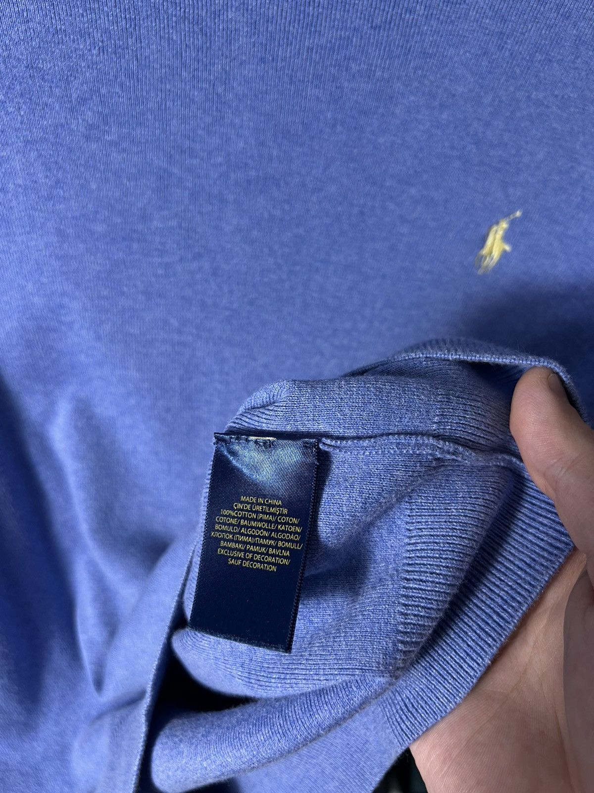 Polo Ralph Lauren 💙 Polo Ralph Lauren Crewneck Sweater Light Blue Size S Size US S / EU 44-46 / 1 - 6 Thumbnail