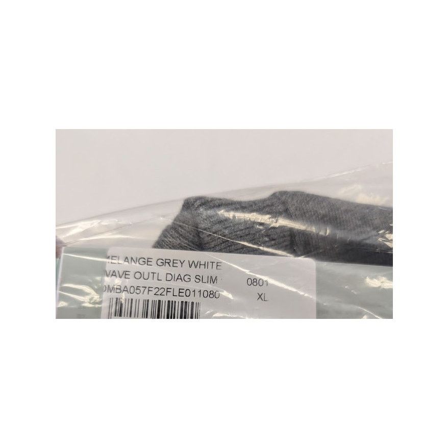 Off-White o1rshd1 Q:2 / Wave outl Diag Slim Crewneck sweatshirt Grey Size US XL / EU 56 / 4 - 13 Thumbnail