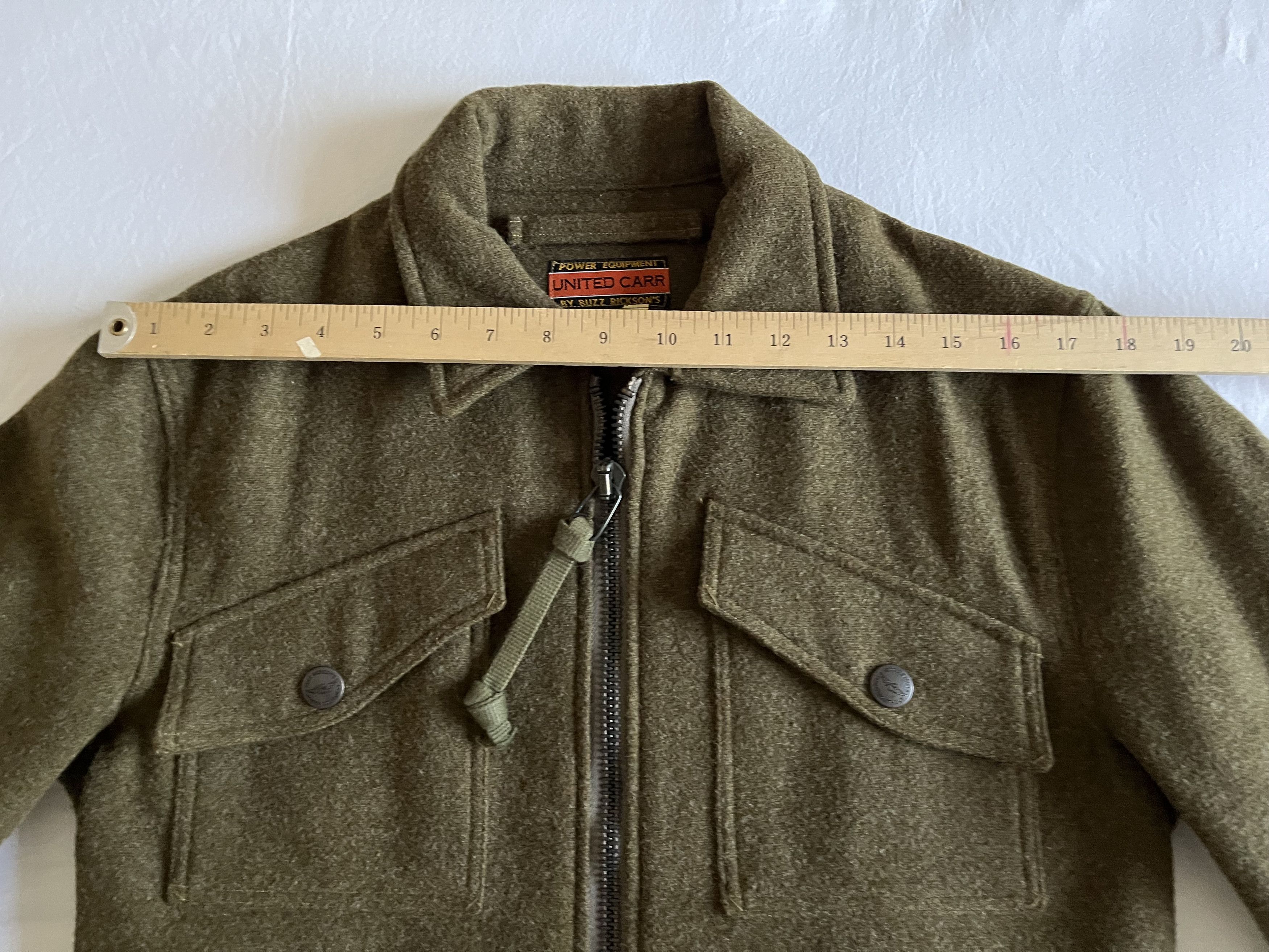 Buzz Rickson's United Carr CWU 7p Flight Jacket 90% Wool Japan made Size US S / EU 44-46 / 1 - 10 Thumbnail