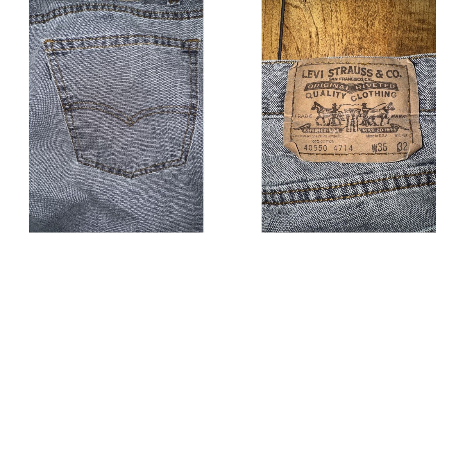 Levi's VINTAGE Levi’s 505 Jeans Regular Fit Made in USA 34x26 Light Wash Zip Fly 90s Mens Jeans Size US 34 / EU 50 - 8 Thumbnail