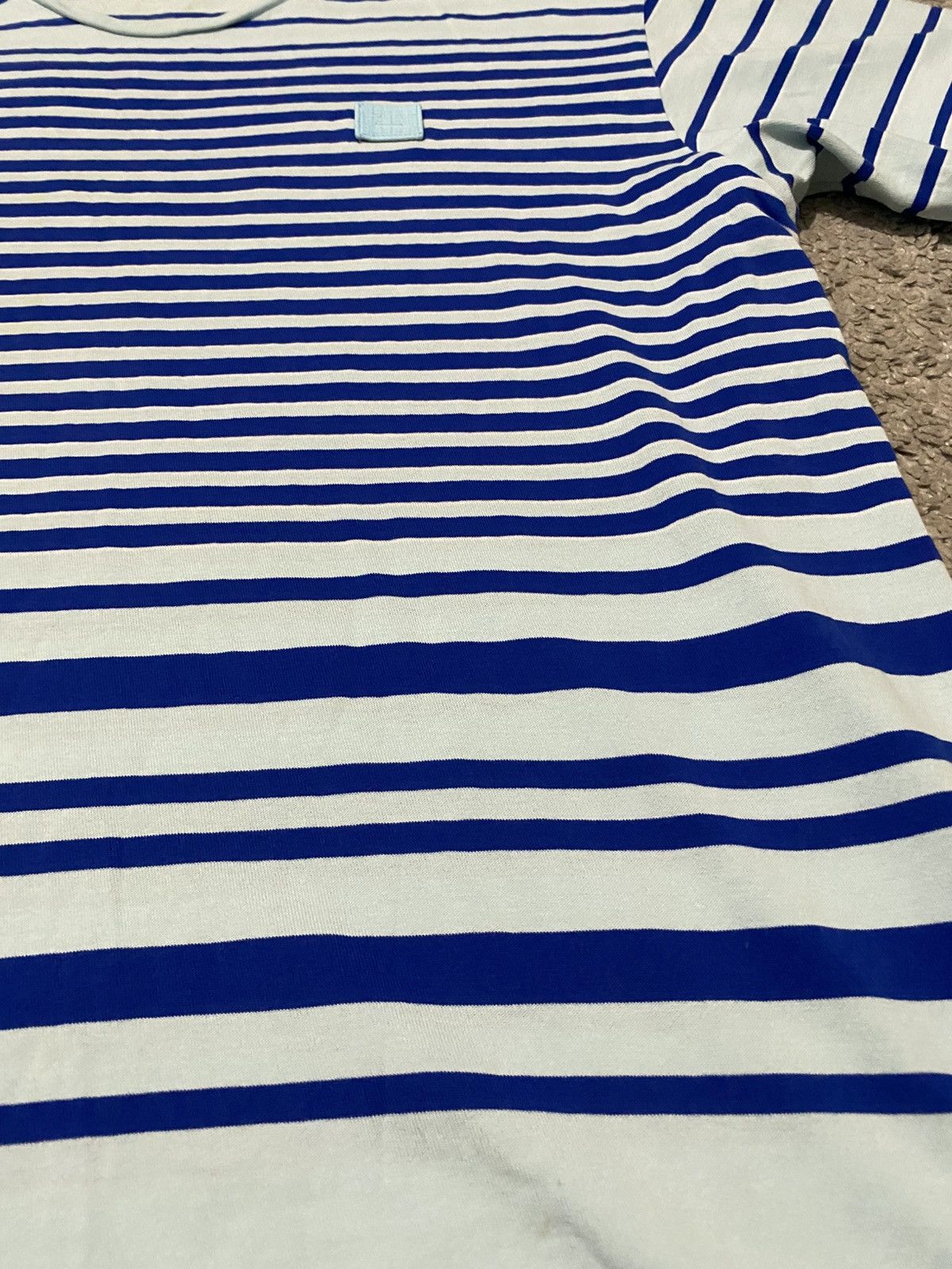 Acne Studios Acne Studios Striped Face T-Shirt L y2k scandi old money Size US L / EU 52-54 / 3 - 8 Thumbnail