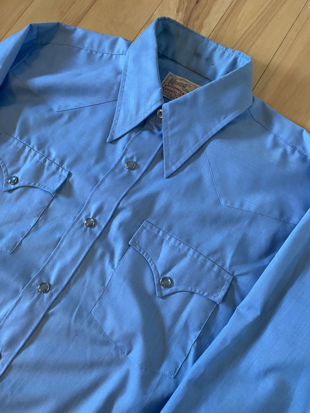 Vintage Vintage HBarC Long Tail Dress Shirt 16.5 Size US L / EU 52-54 / 3 - 3 Thumbnail