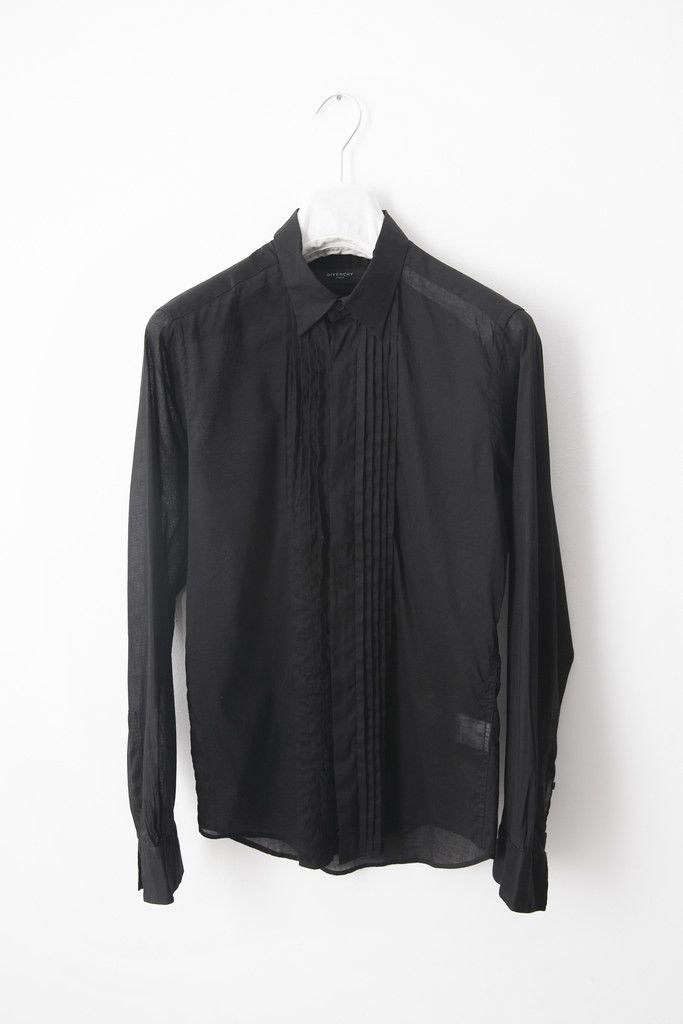 image of Givenchy x Riccardo Tisci Black Dress Shirt, Men's (Size Small)