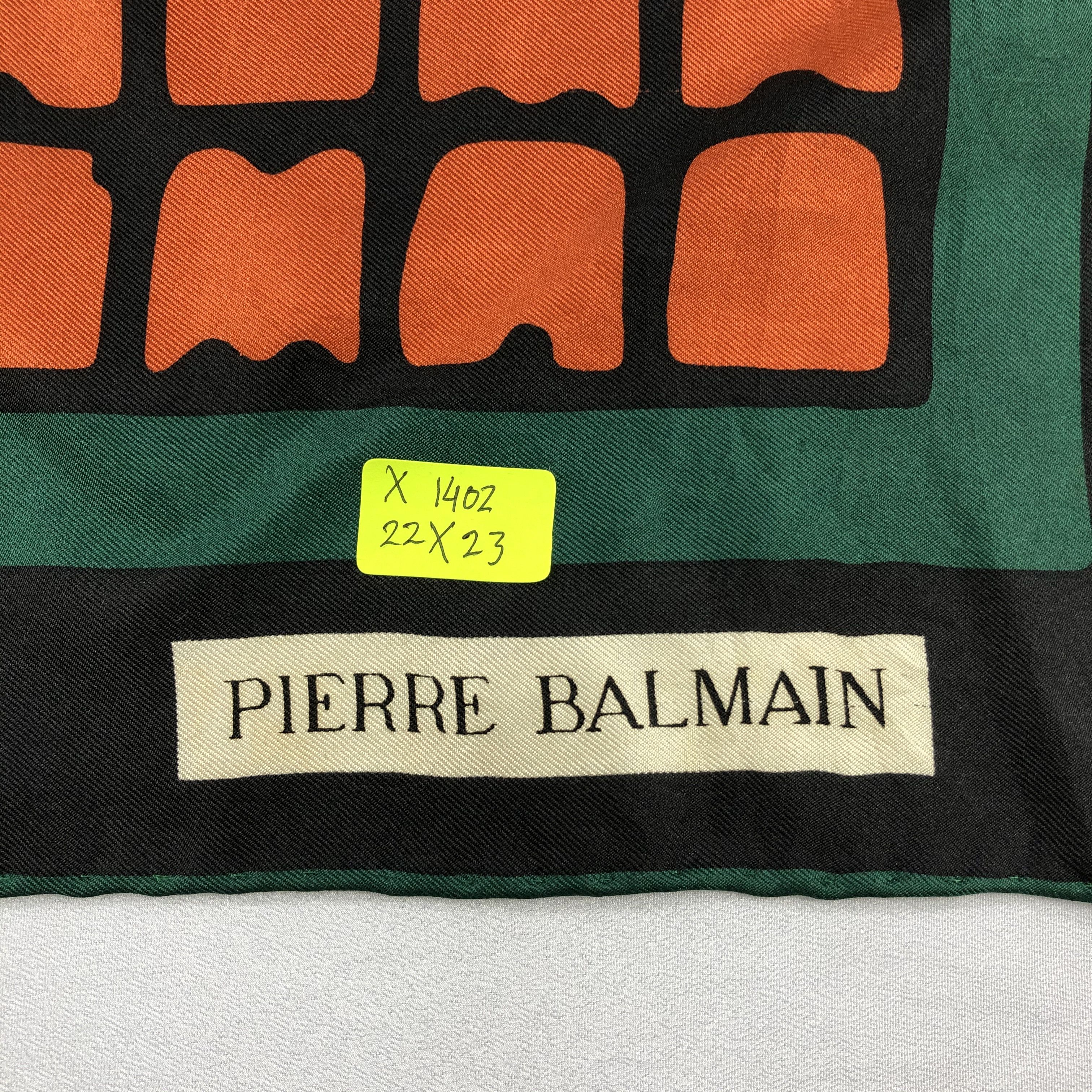 Pierre Balmain Vintage Pierre Balmain Silk Scarf Size ONE SIZE - 5 Thumbnail