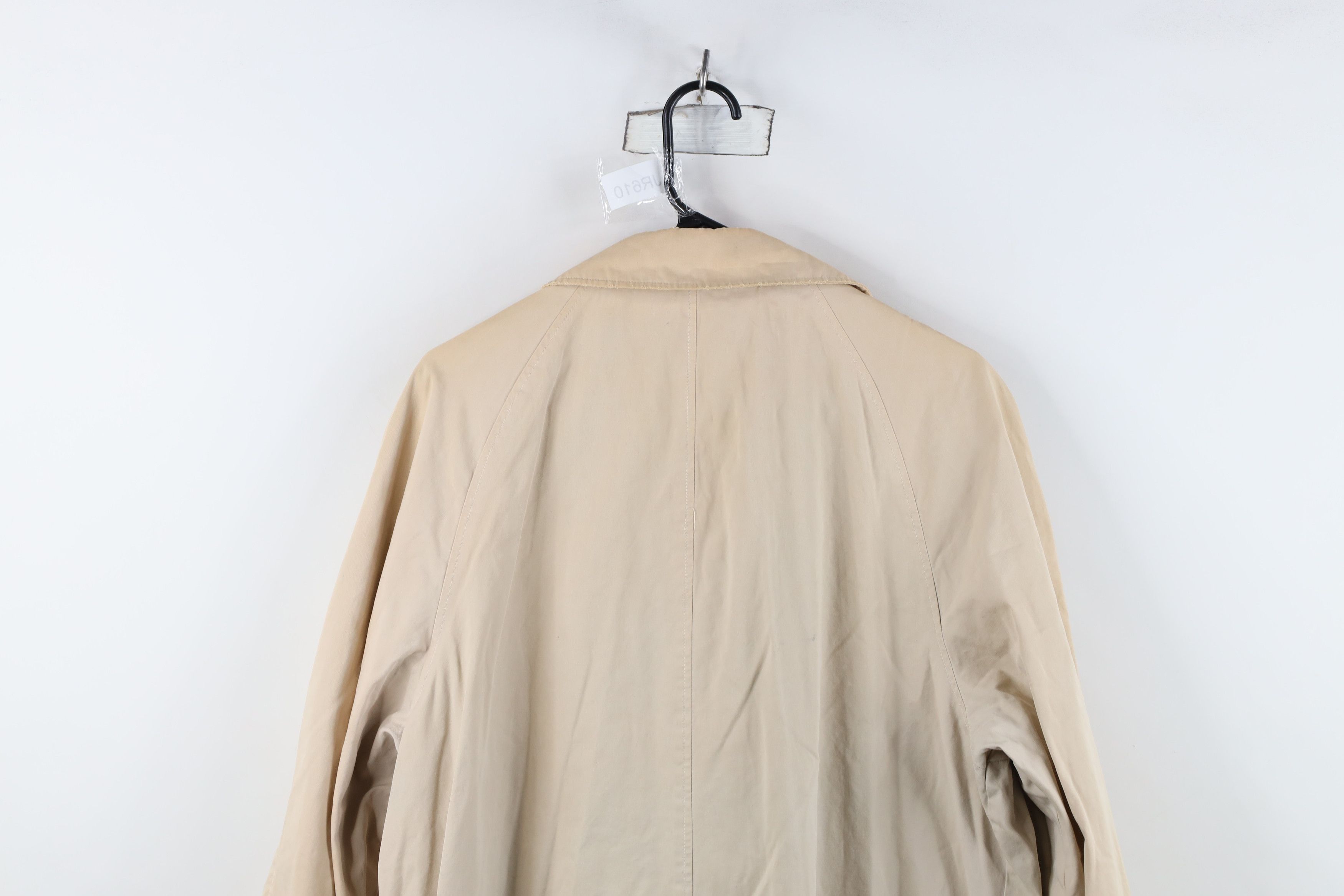 Vintage Vintage 60s 70s Streetwear Trench Coat Rain Jacket Beige Tan Size US L / EU 52-54 / 3 - 15 Thumbnail