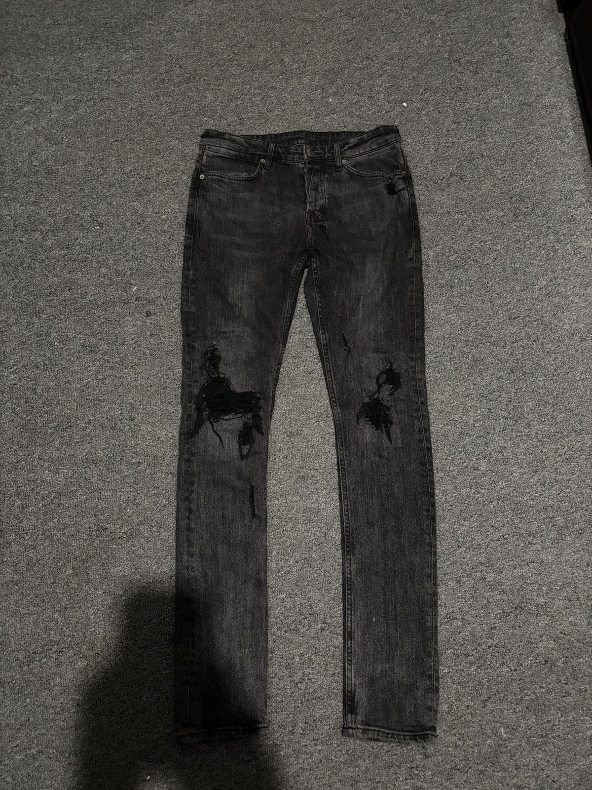 Ksubi Grey/Black Ksubi Jeans Size US 30 / EU 46 - 1 Thumbnail