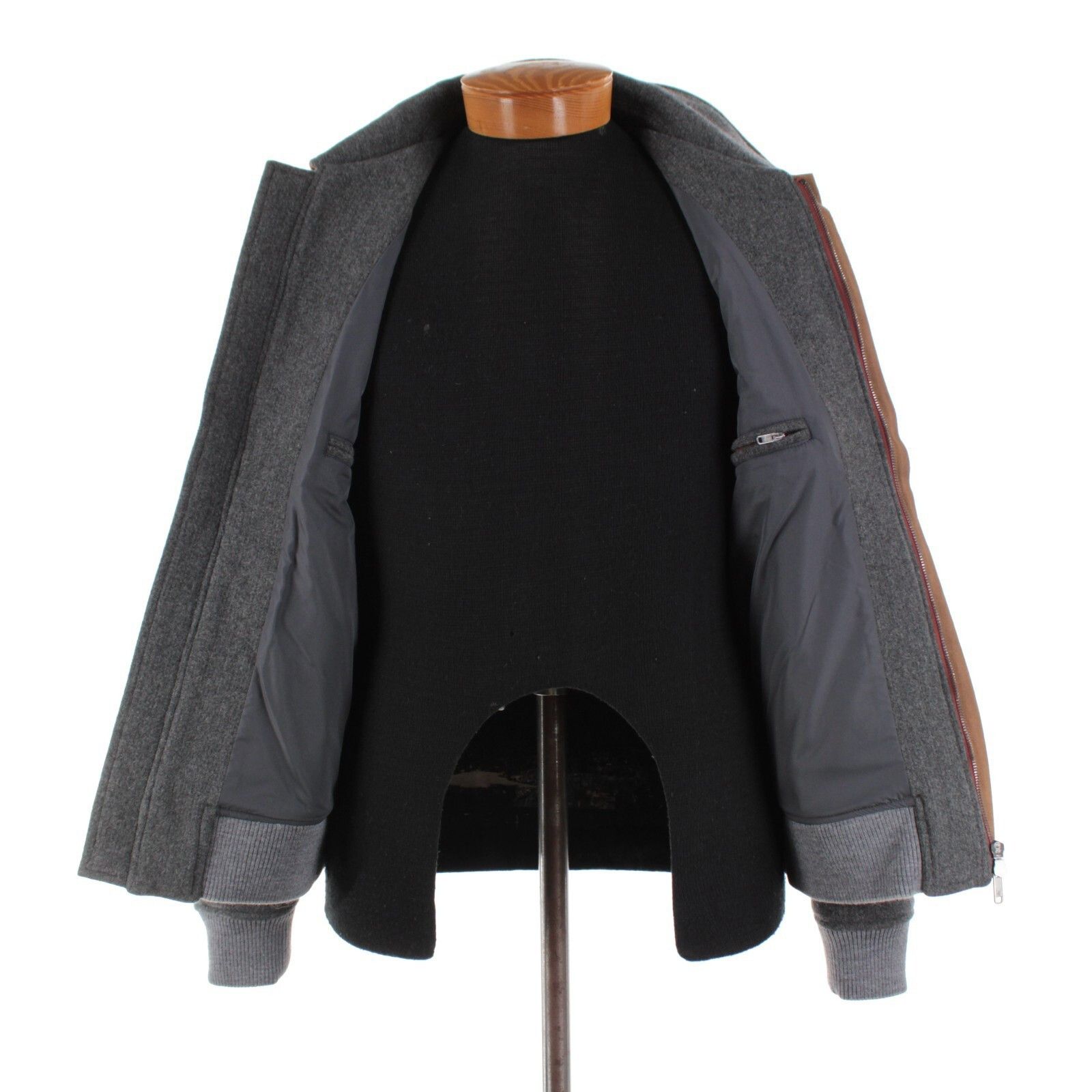 Luciano Barbera Luciano Barbera Jacket Size M US In Gray Wool Blend Size US M / EU 48-50 / 2 - 7 Thumbnail