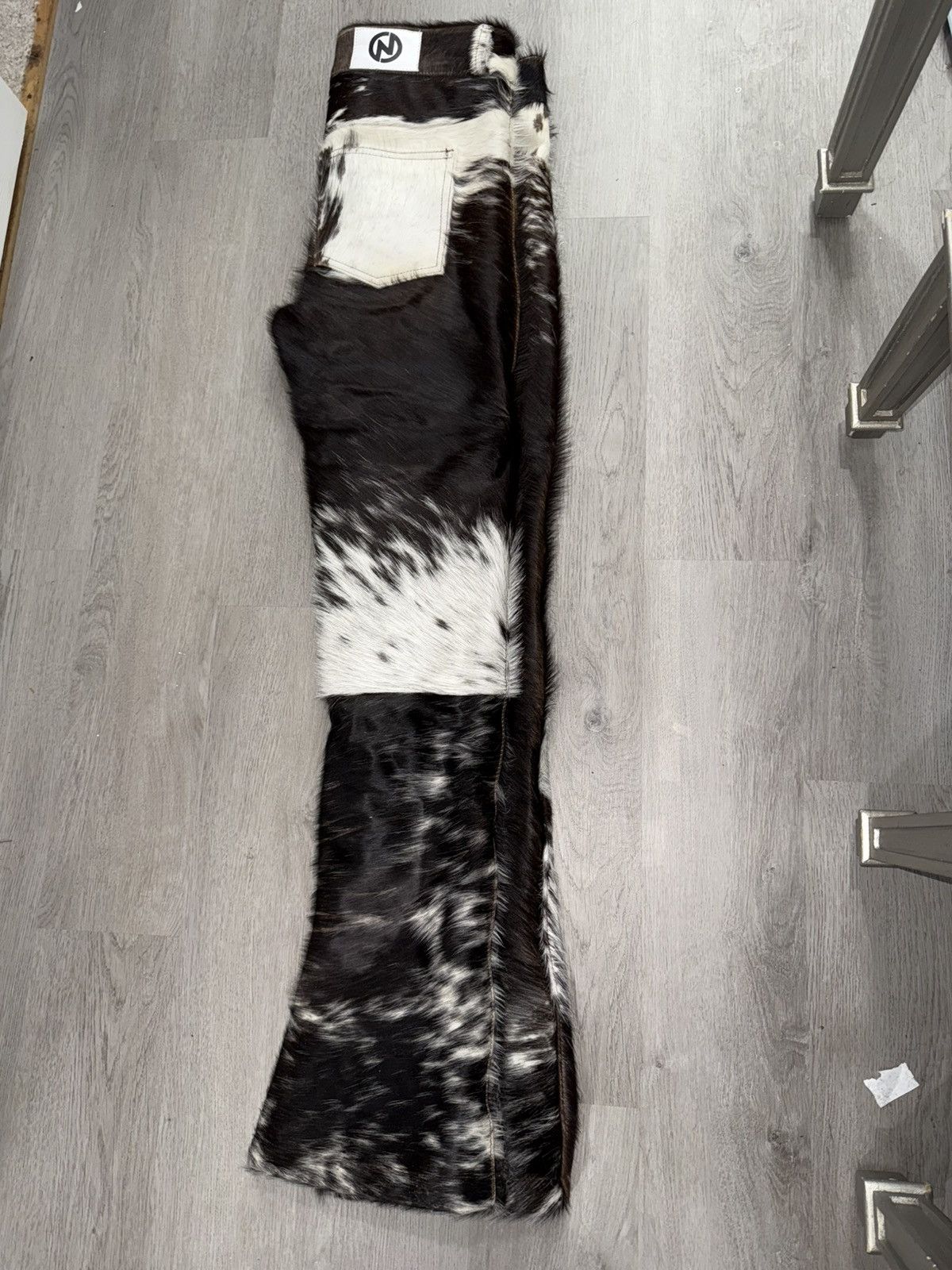 NYRVA Flared Cowhide Pants Size US 32 / EU 48 - 3 Thumbnail