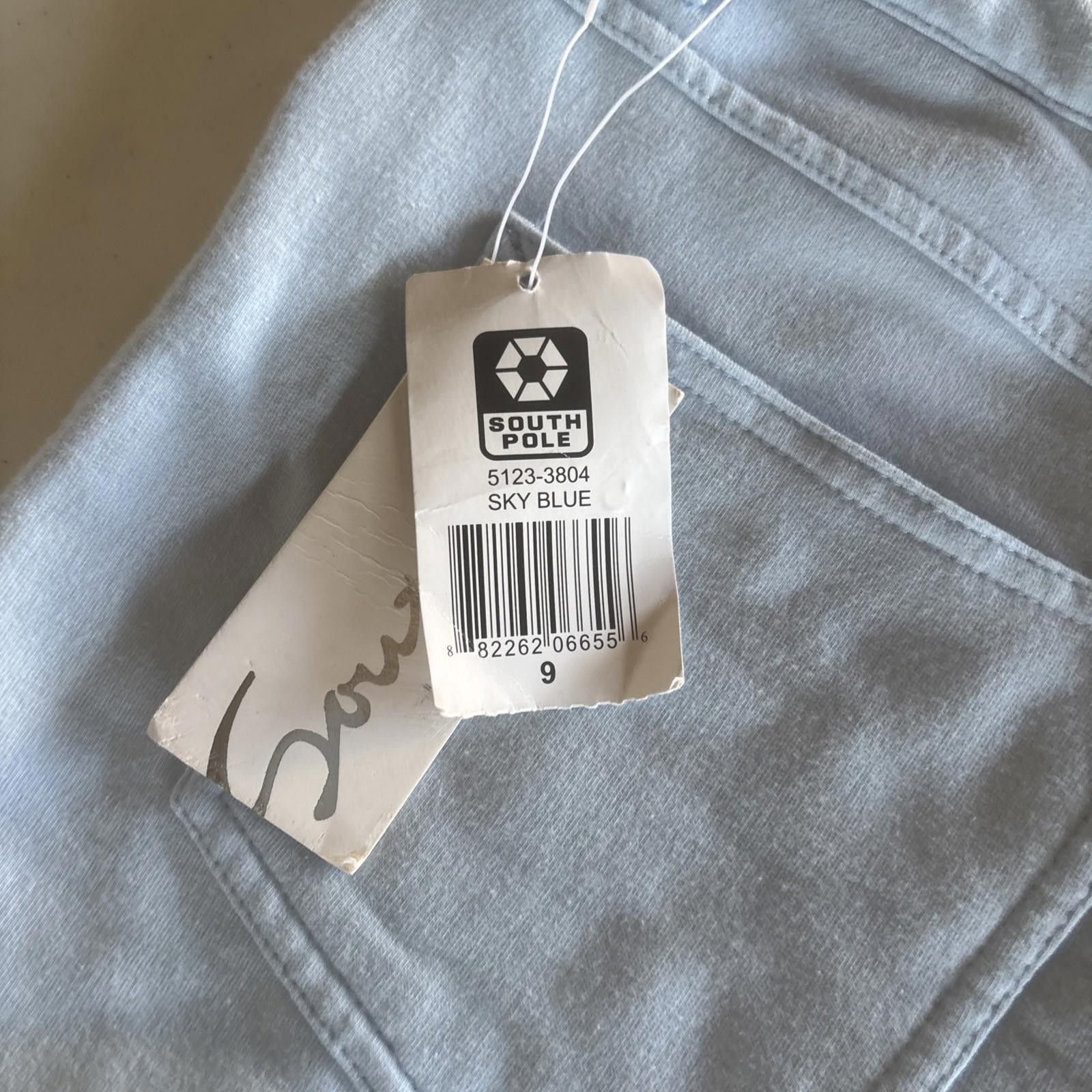 Southpole South Pole Junior Collection Size 9 Sky Blue Miniskirt NWT Size 32" / US 10 / IT 46 - 7 Thumbnail