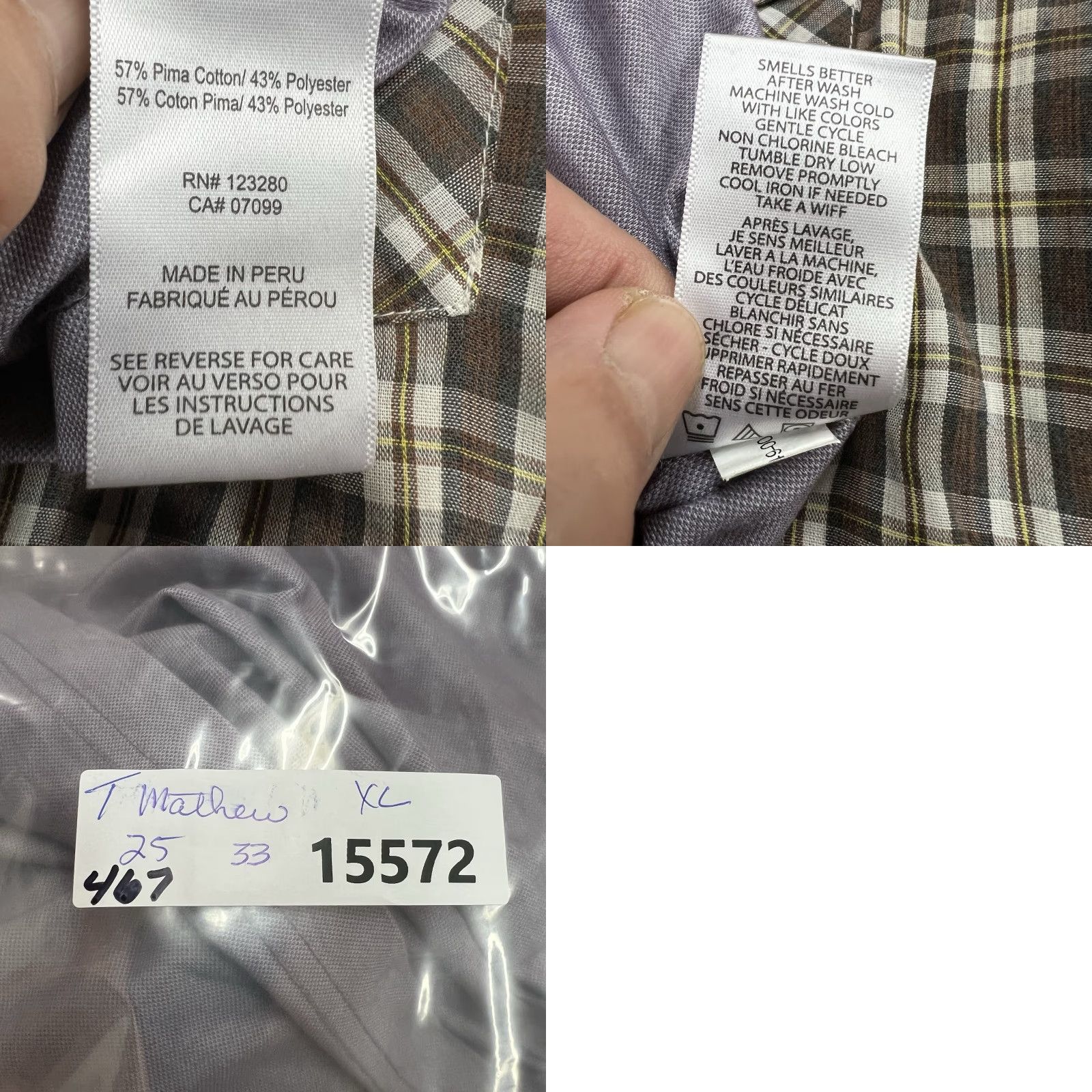 TravisMathew Travis Matthew Shirt Polo Men’s XL Teal Mauve Purple Striped Short Sleeve Size US XL / EU 56 / 4 - 8 Thumbnail