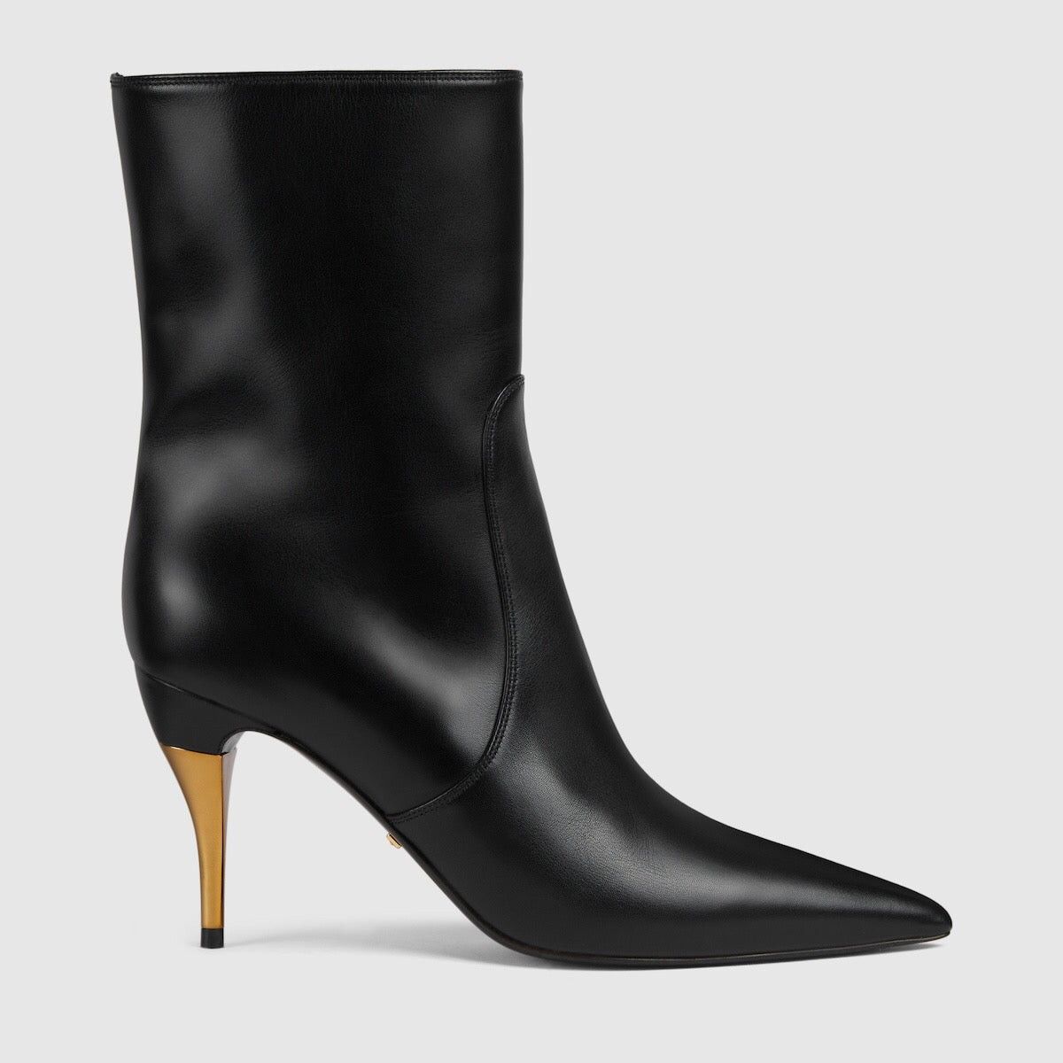 Gucci Metal Heel Ankle Boots SIZE 39