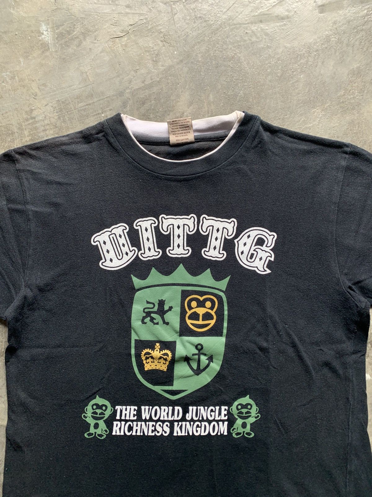 Hysteric Glamour × Japanese Brand × Le Grande Bleu (L.G.B.) Uttig Baby Double Layer Poem Rock Tshirt Size US M / EU 48-50 / 2 - 3 Thumbnail
