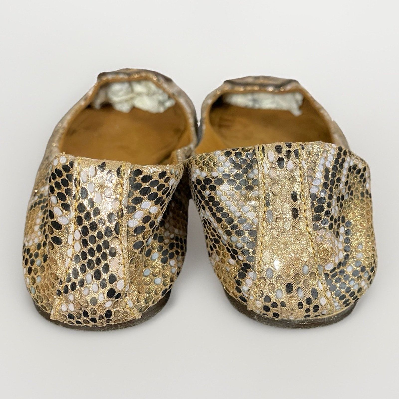 Tory Burch Tory Burch 7.5 Reva Ballet Flat Ballerina Leather Snakeskin Size US 7.5 / IT 37.5 - 6 Thumbnail