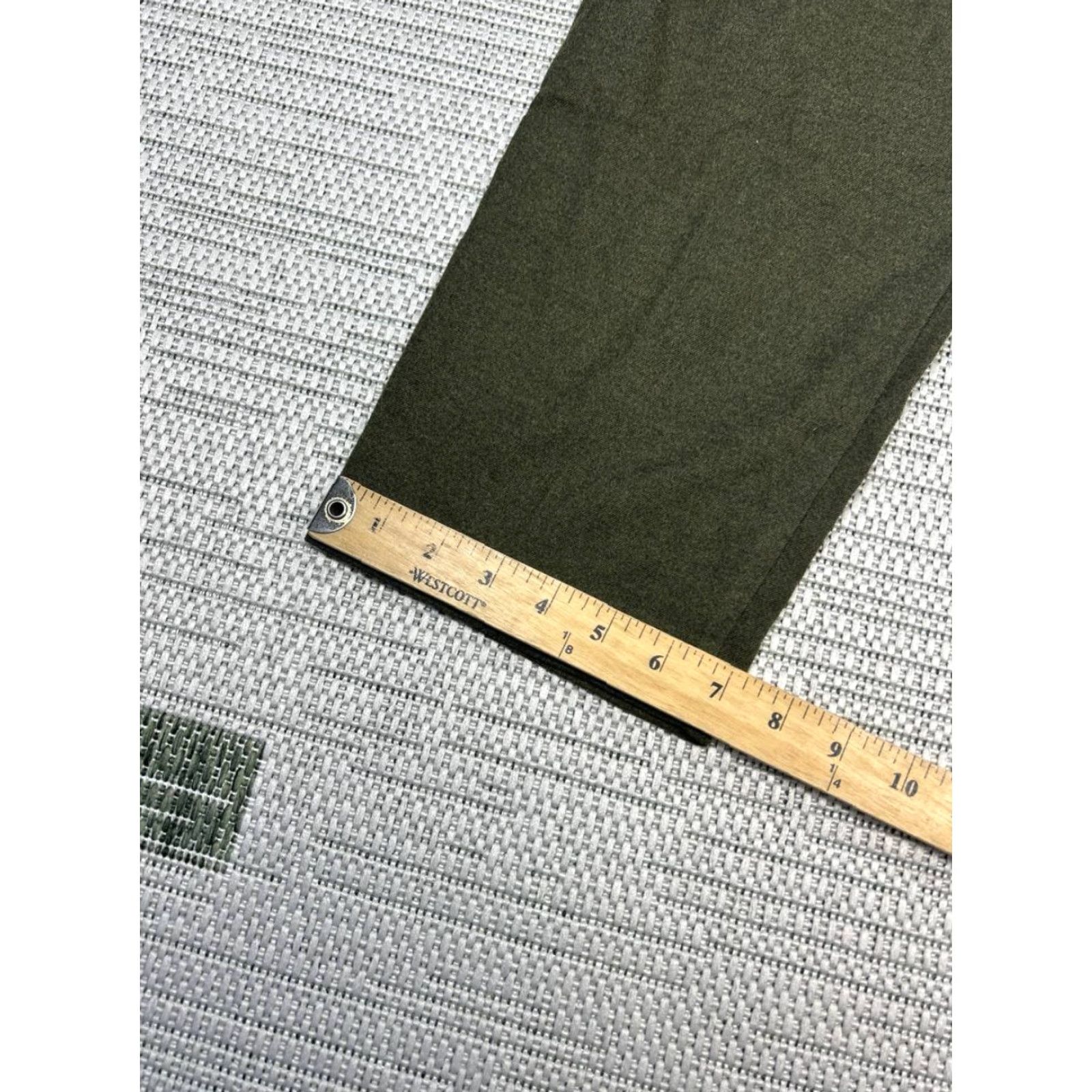 Loft Loft Pull On Tapered Leg Pants Womens Medium Green Stretch High Rise Casual New Shirt Size 32" / US 10 / IT 46 - 6 Thumbnail
