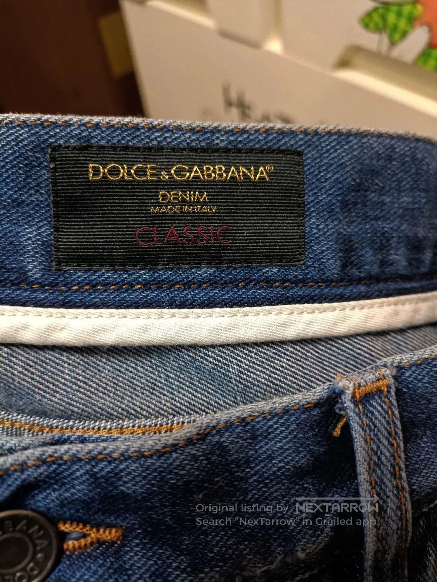 Dolce & Gabbana Dolce & Gabbana Sacred Heart Crown Bee Jeans. Size US 36 / EU 52 - 8 Thumbnail
