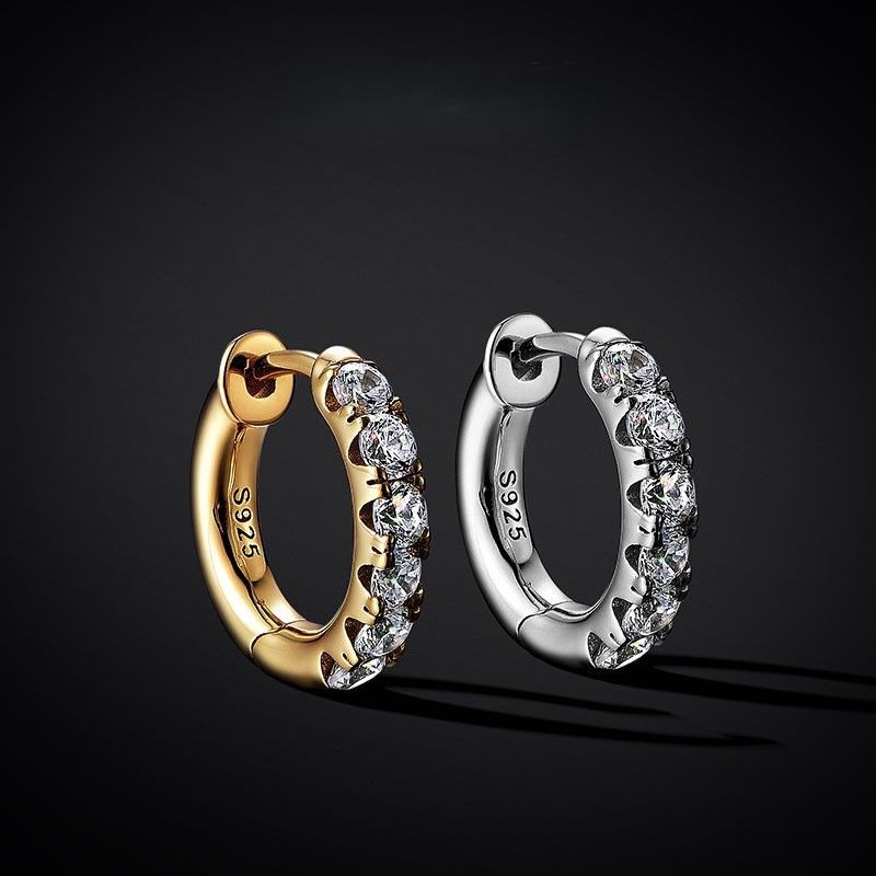 Jewelry Retro Earrings One Pairs Chrome Jewelry Size ONE SIZE - 2 Thumbnail