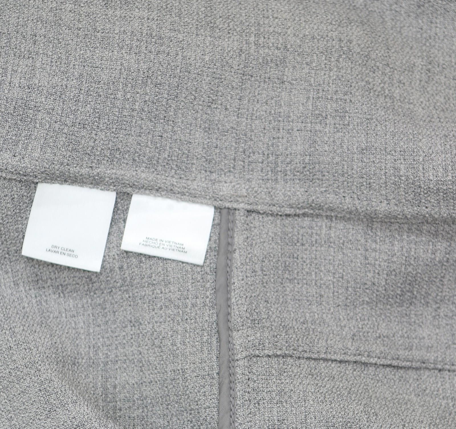 Other Kasper Draped Open Front Jacket 10909049 Pebble Gray Xl Size XL / US 12-14 / IT 48-50 - 4 Thumbnail