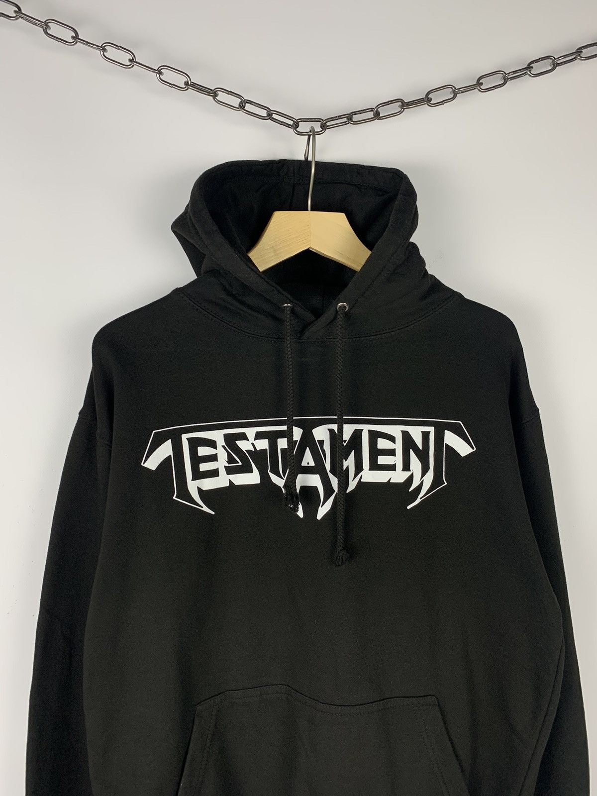 Band Tees Testament Rock Band Hoodie Promo Graphic Y2K Black Size M Size US M / EU 48-50 / 2 - 7 Thumbnail