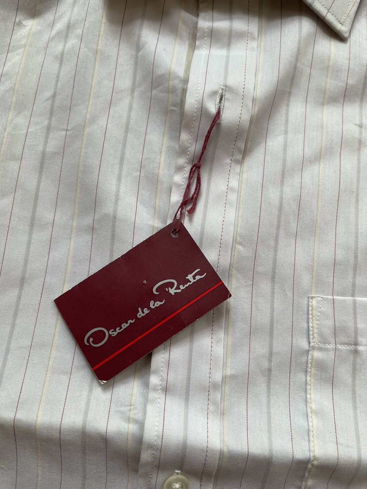 Oscar De La Renta × Vintage Vintage dead stock Oscar de la renta button up custom stripe Size US L / EU 52-54 / 3 - 3 Thumbnail