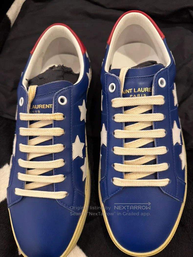 Saint Laurent Paris Saint Laurent Paris Blue Star Shoes i Size US 8 / EU 41 - 6 Thumbnail