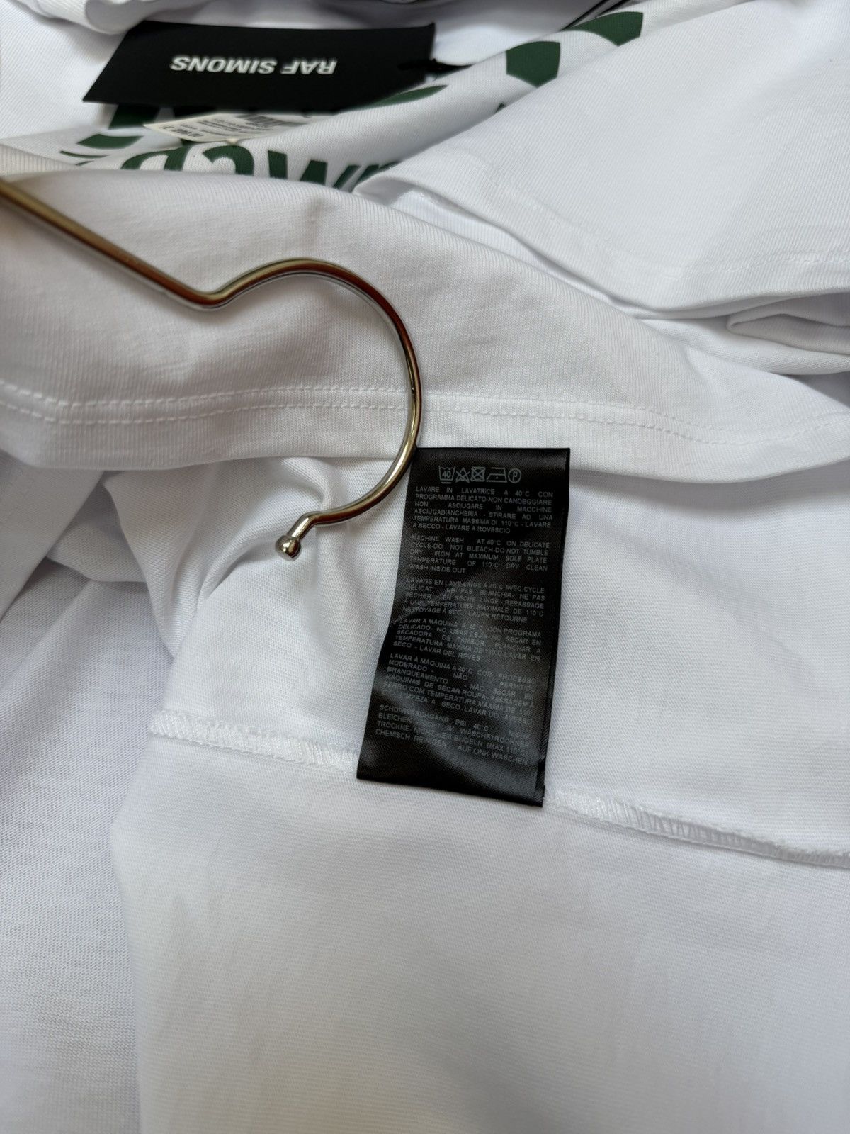 Raf Simons Raf Simons New Dawn Fades Joy Division Medium White Size US M / EU 48-50 / 2 - 6 Thumbnail