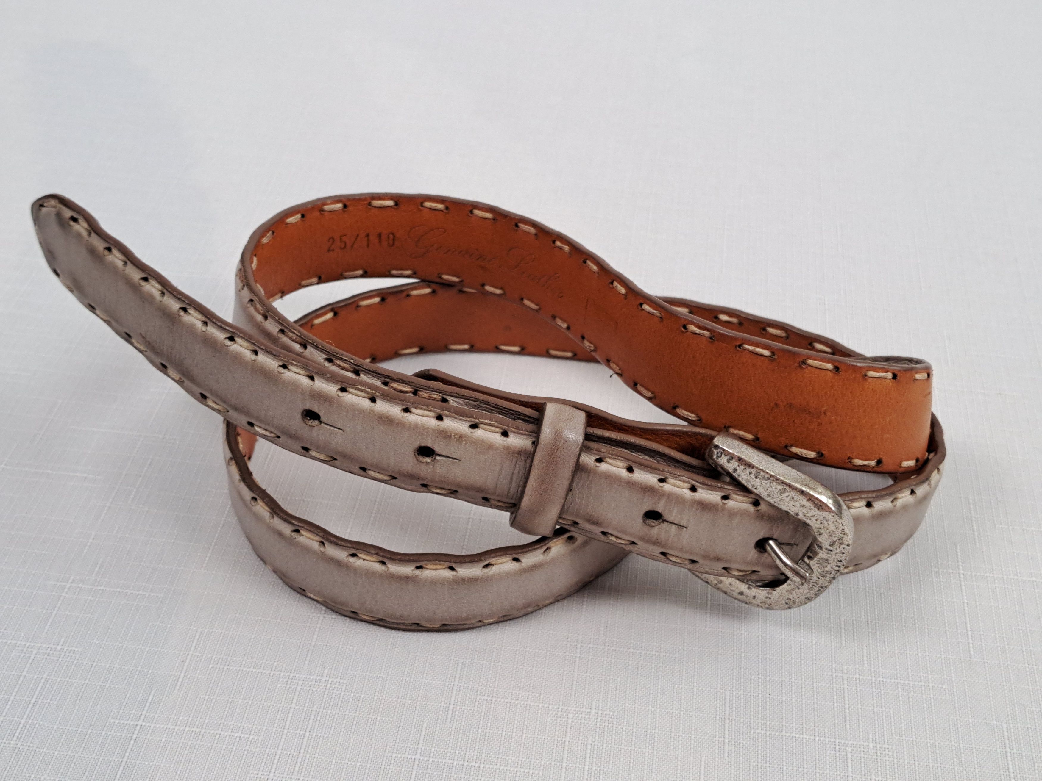 Other Reptile's House leather belt. Made in Italy. Size ONE SIZE - 3 Thumbnail
