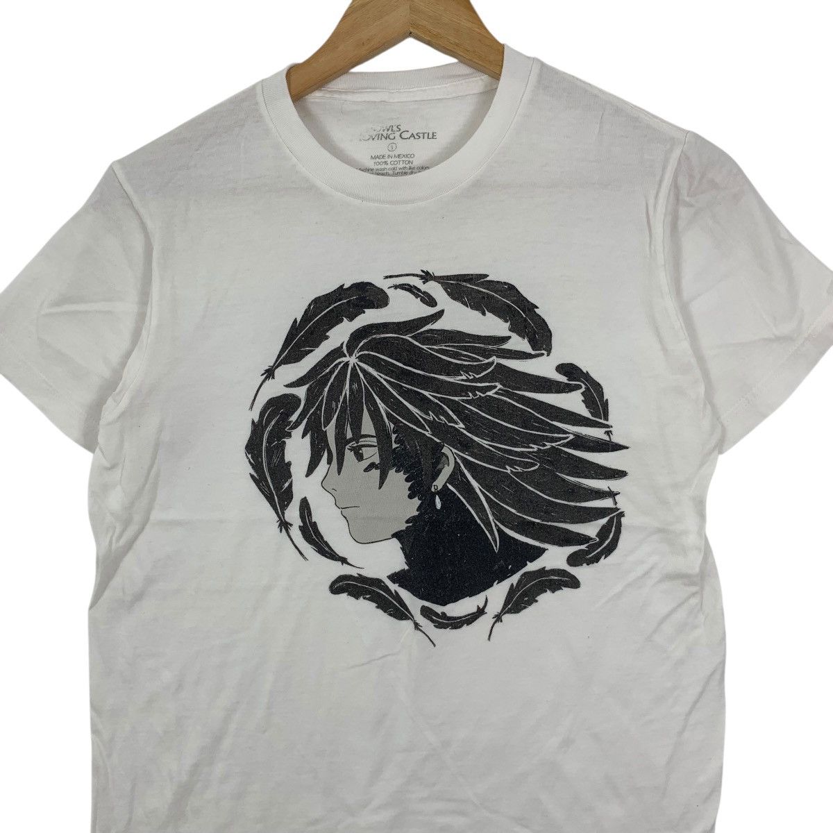 Vintage Vintage HOWL’S MOVING CASTLE Hayao Miyazaki Wizard Tee Shirt Size S / US 4 / IT 40 - 4 Thumbnail