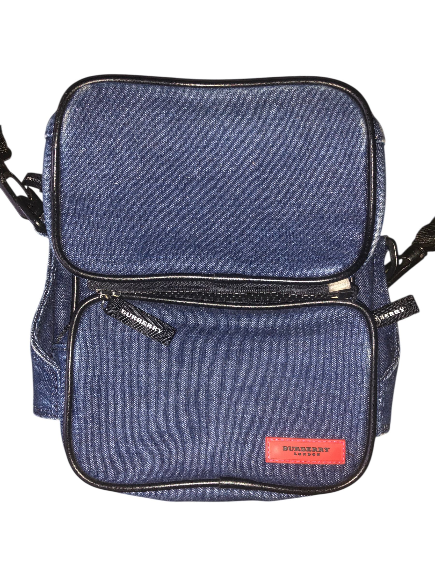 Burberry 🔥BURBERRY LONDON Denim Pouch Detachable 2 Way Bag Crossbody Size ONE SIZE - 3 Thumbnail