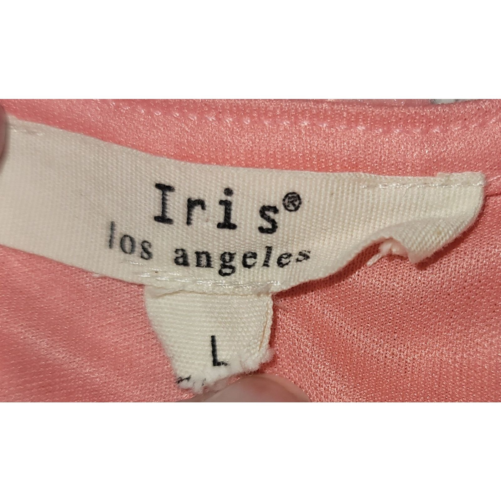 Other Iris Los Angeles Pink Lace Overlay Mini Dress Large Size L / US 10 / IT 46 - 4 Thumbnail