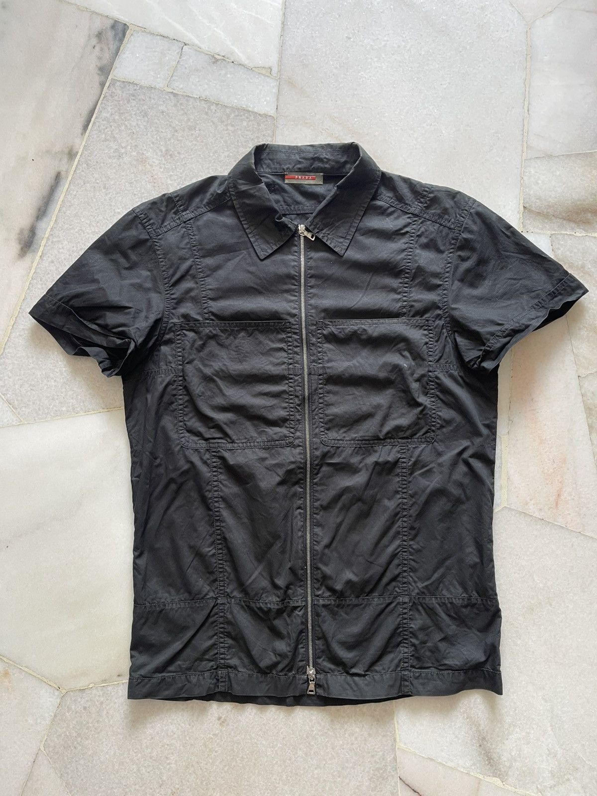 Prada Prada Zipper Short Sleeve 10 Size S / US 4 / IT 40 - 8 Thumbnail