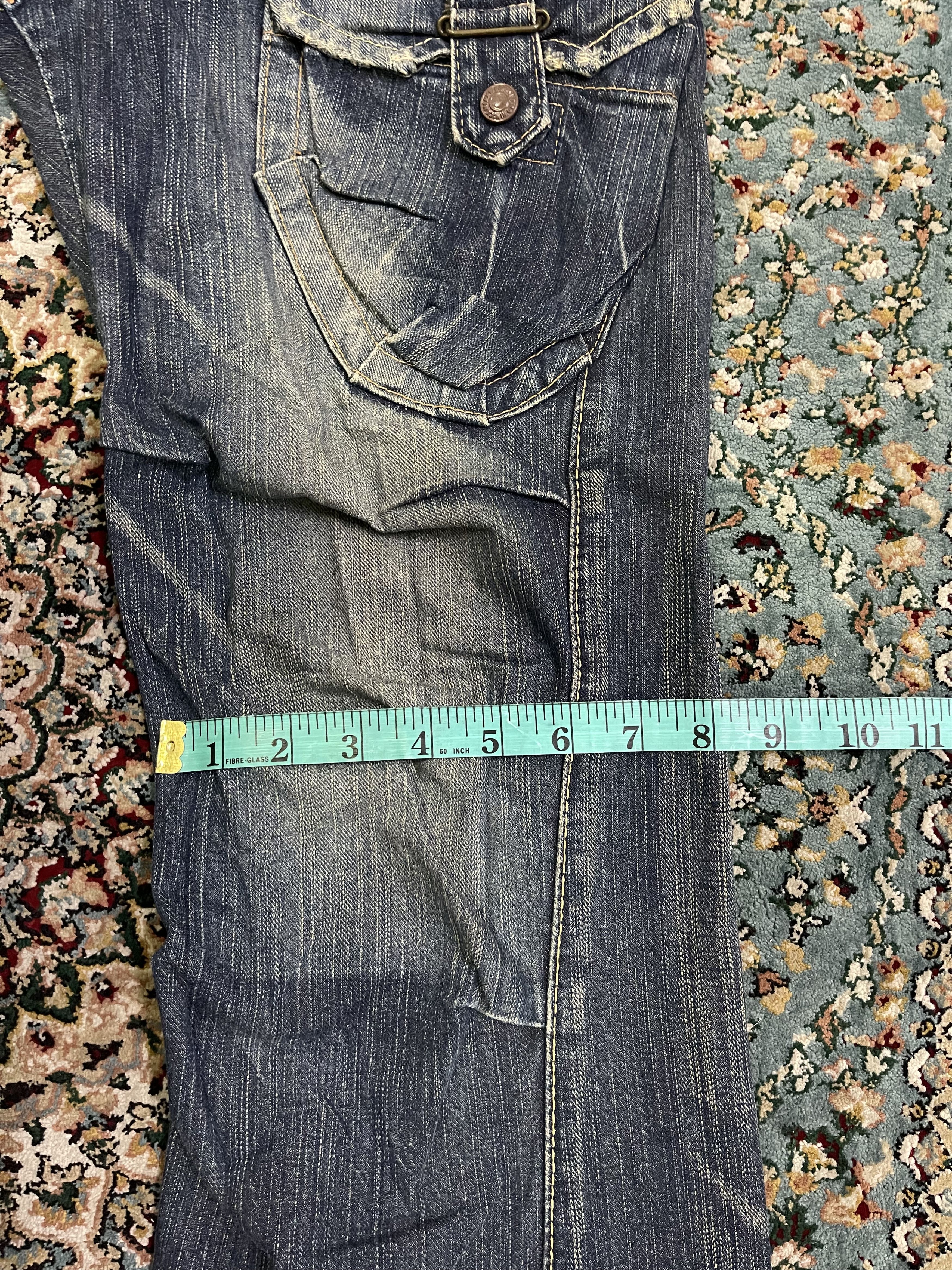 Edwin Edwin EXV-416 Blue Flared Cargo Tactical Style Size US 32 / EU 48 - 11 Thumbnail