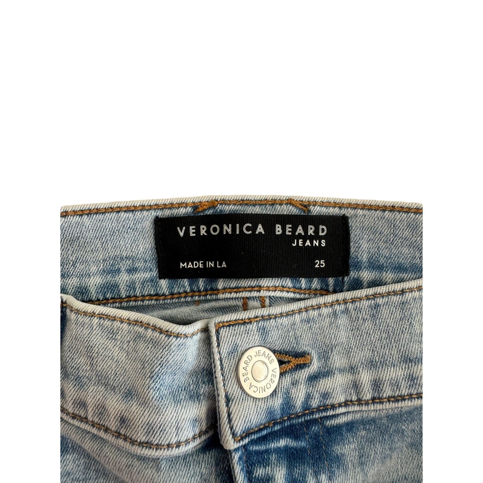 Veronica Beard Veronica Beard Florence High-rise Flared Jeans Acid-Wash Size 25" / US 0 / IT 36 - 5 Thumbnail
