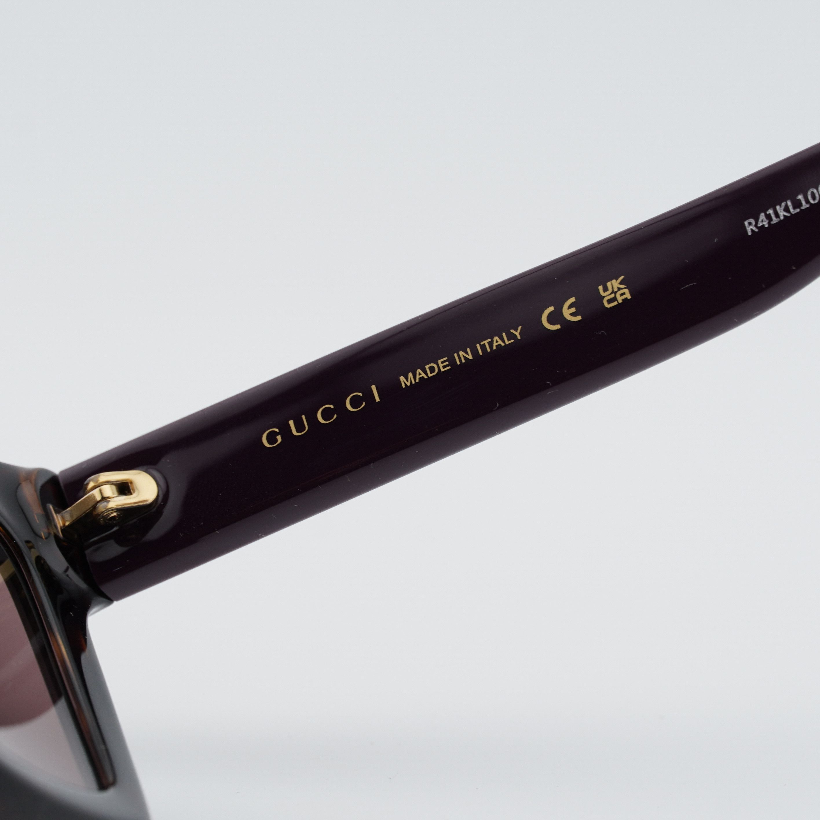 Gucci Gucci GG1714S 007 Sunglasses Havana Square Frame Size ONE SIZE - 10 Thumbnail