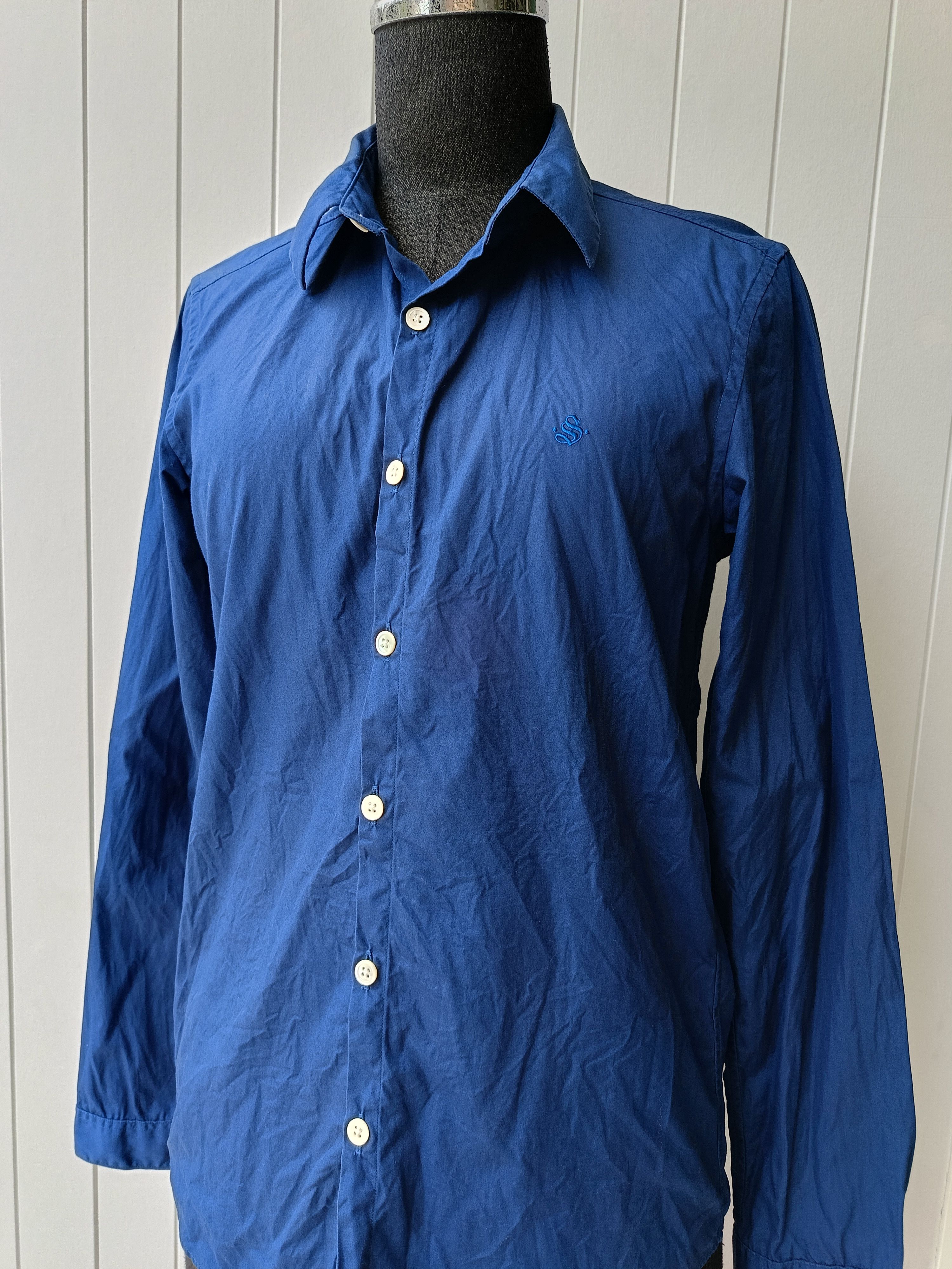 Japanese Brand × STUDIOUS Studious 0 Japan blue shirt XS Size US XS / EU 42 / 0 - 3 Thumbnail