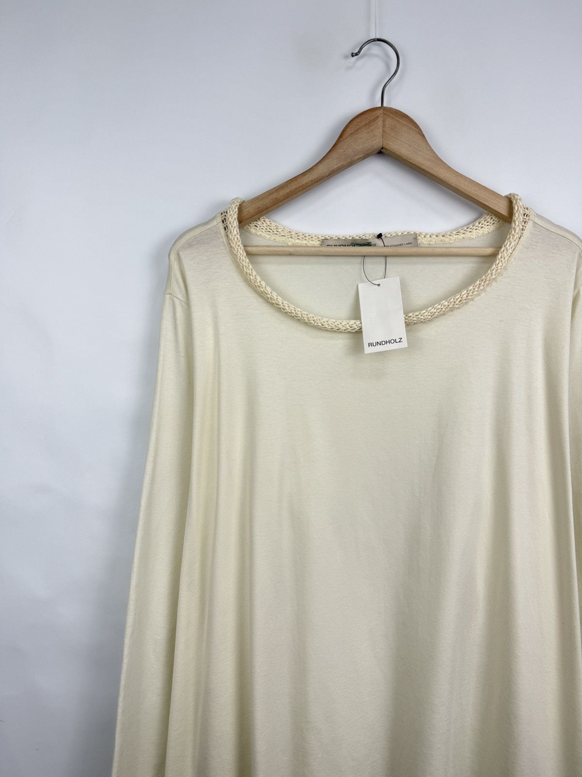 Rundholz 🇩🇪 NWT Rundholz Long Sleeve T-Shirt Dress Style Y2K Rare Size ONE SIZE - 4 Thumbnail