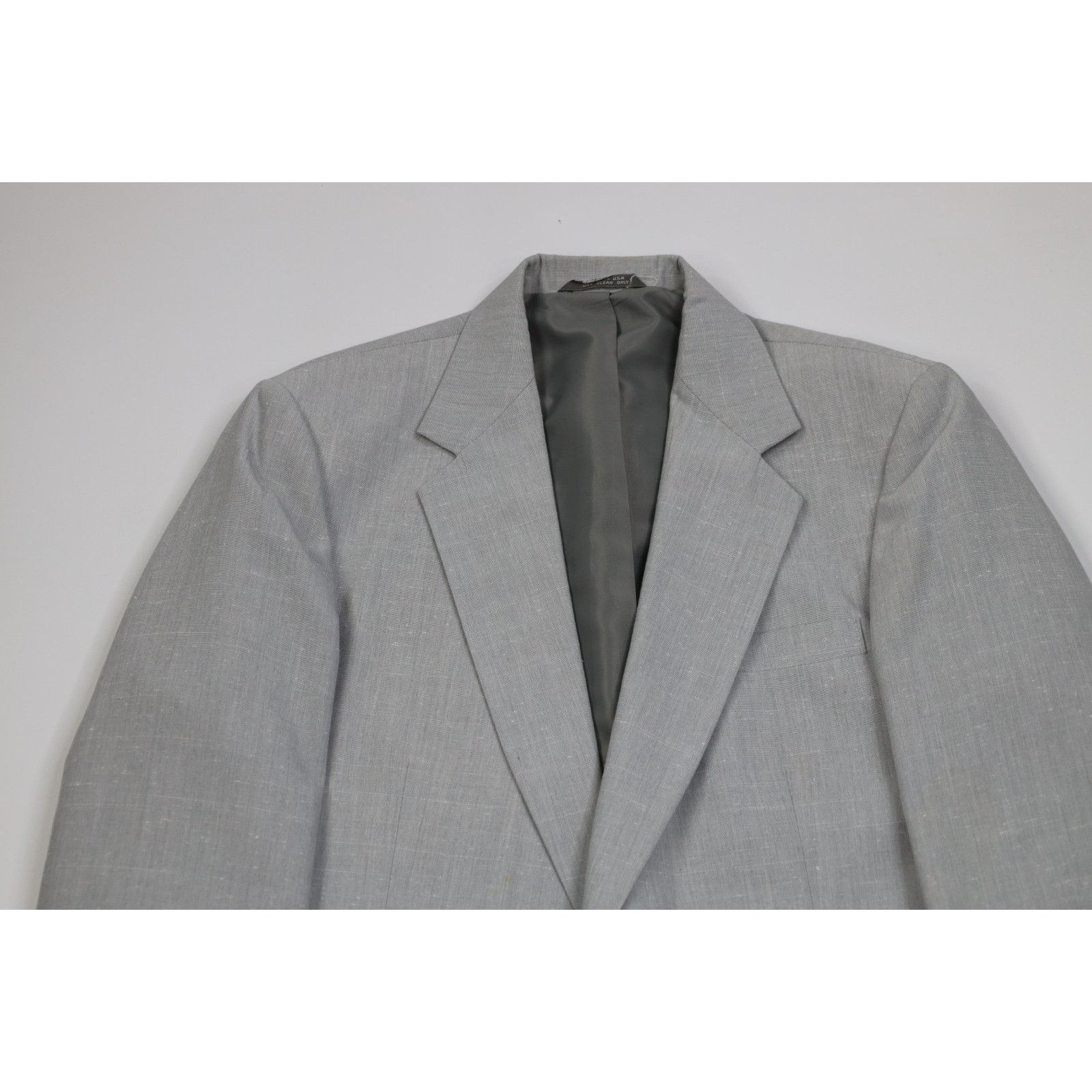 Vintage Vintage 70s Rockabilly Atomic Fleck 2 Piece Suit Wedding Size 44R - 3 Thumbnail