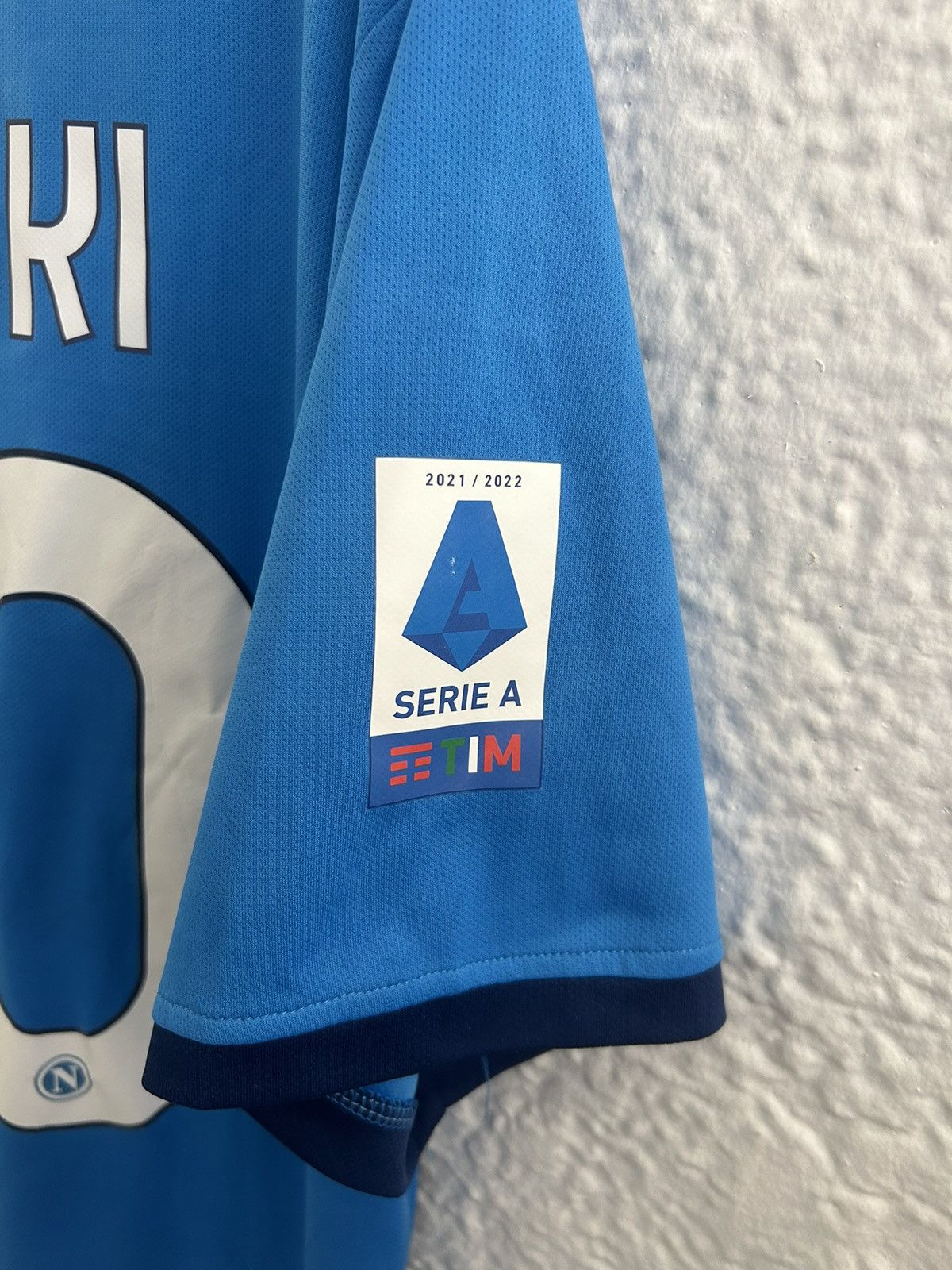 Giorgio Armani 2021-22 Piotr Zielinski SSC Napoli EA7 Home Kit Size US XXL / EU 58 / 5 - 5 Thumbnail