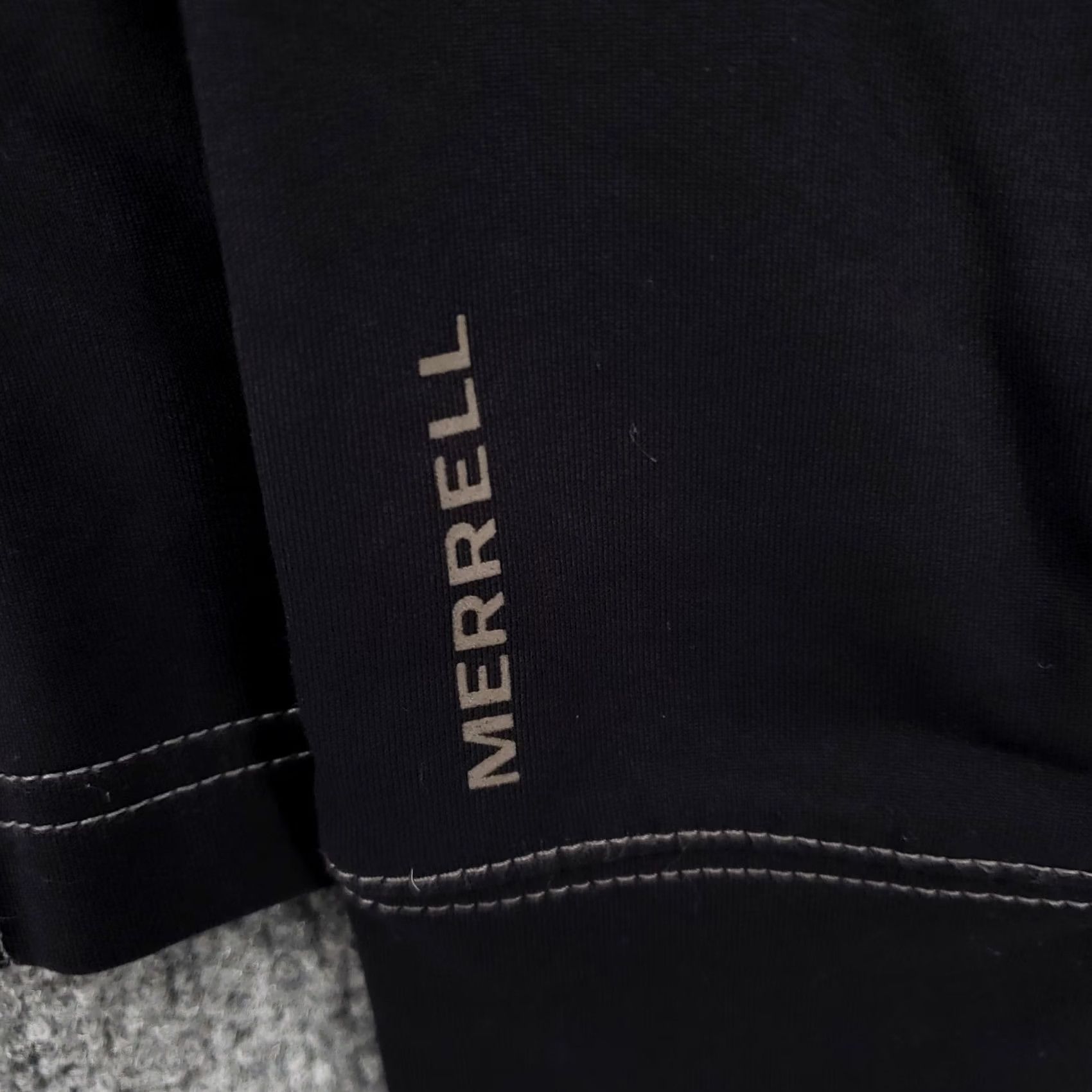 Merrell Merrell Hoodie Womens L Large Black Pullover Stretch Long Sleeve Sweatshirt Size L / US 10 / IT 46 - 3 Thumbnail