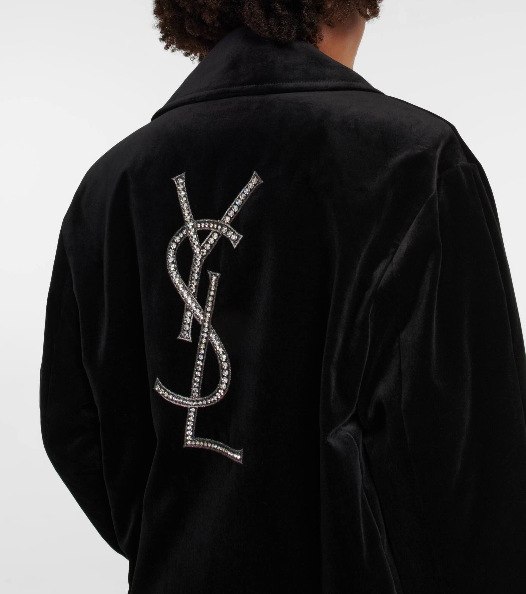 cassandre peacoat in cotton velvet